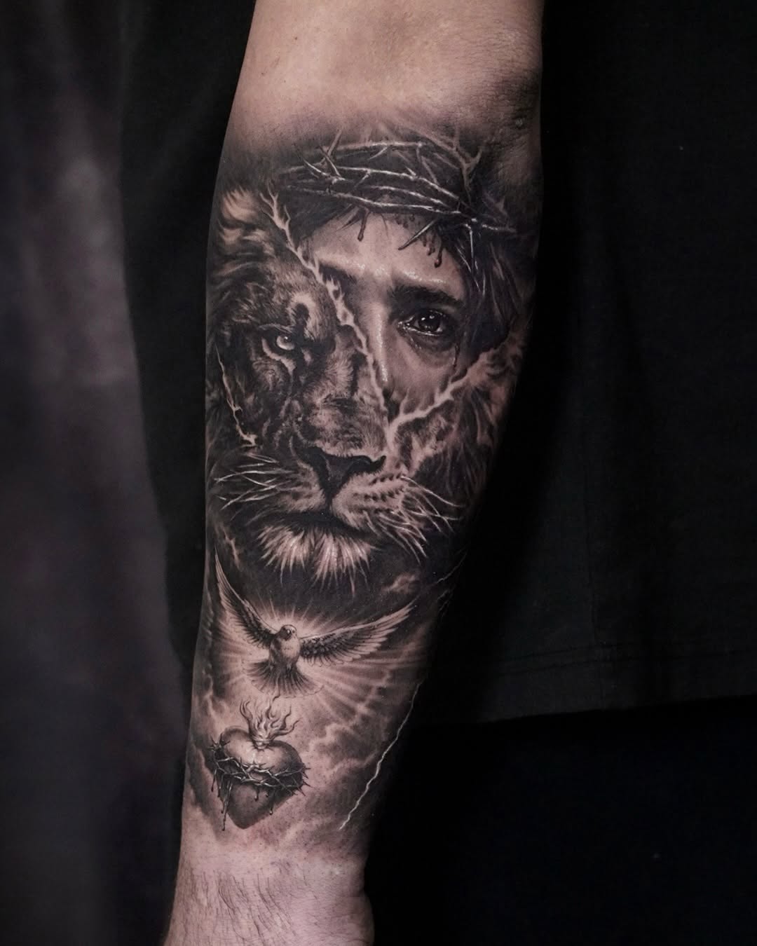 Tattoo by @sean_tattoos — realism, black_and_grey