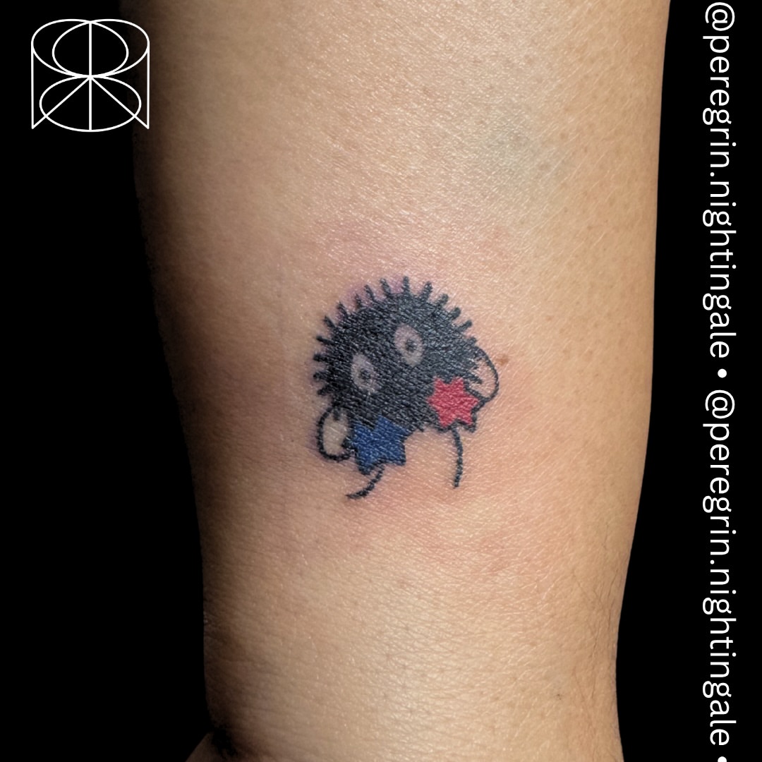 Sheep dotwork tattoo on the forearm by Peregrin