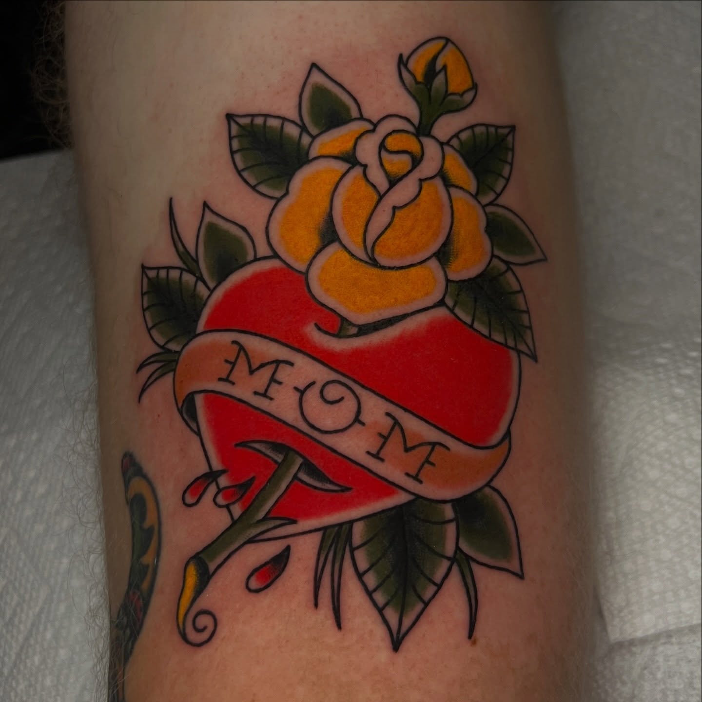 Tattoo by @peteherg — american_traditional