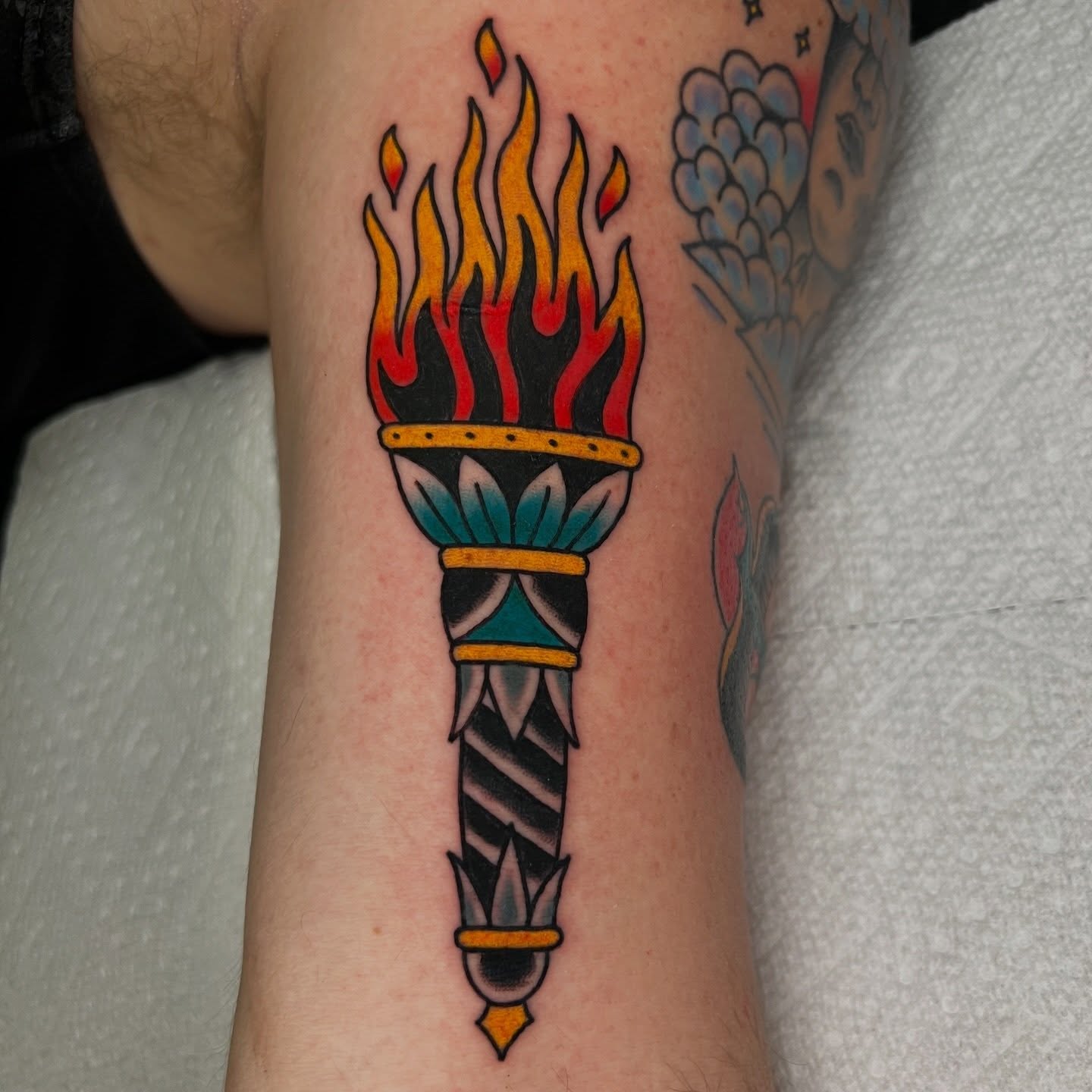 Tattoo by @peteherg — american_traditional