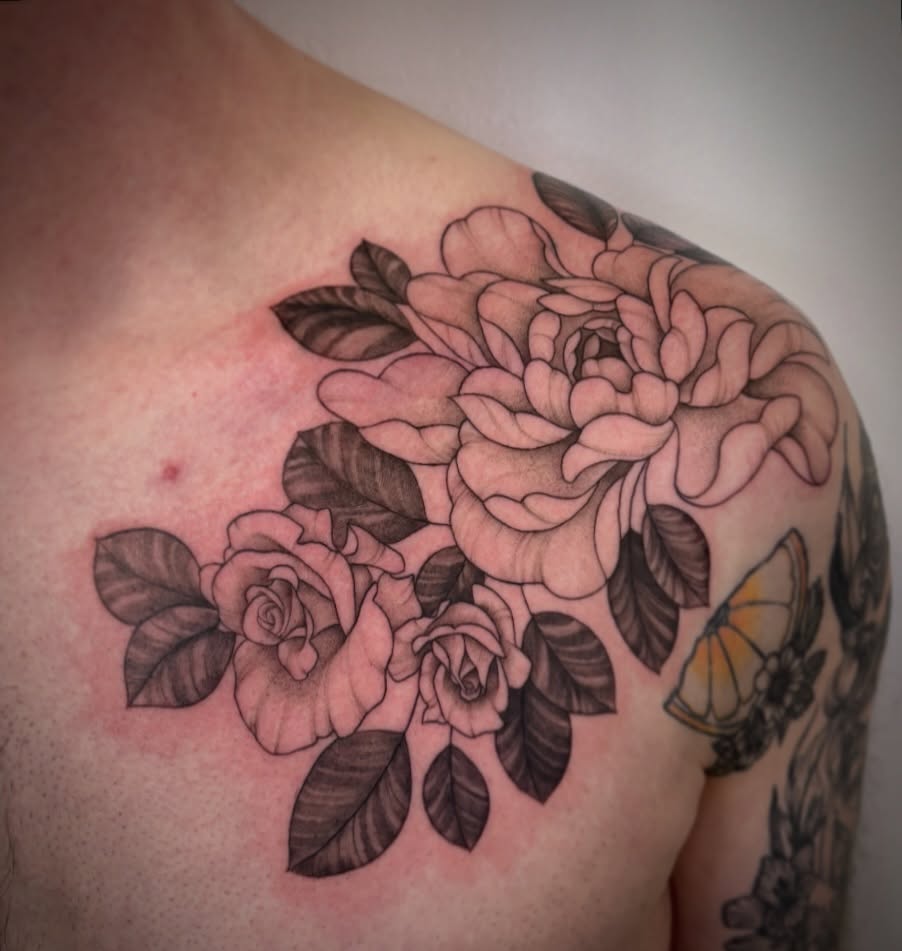 Tattoo by @amp.tattoos — black_and_grey