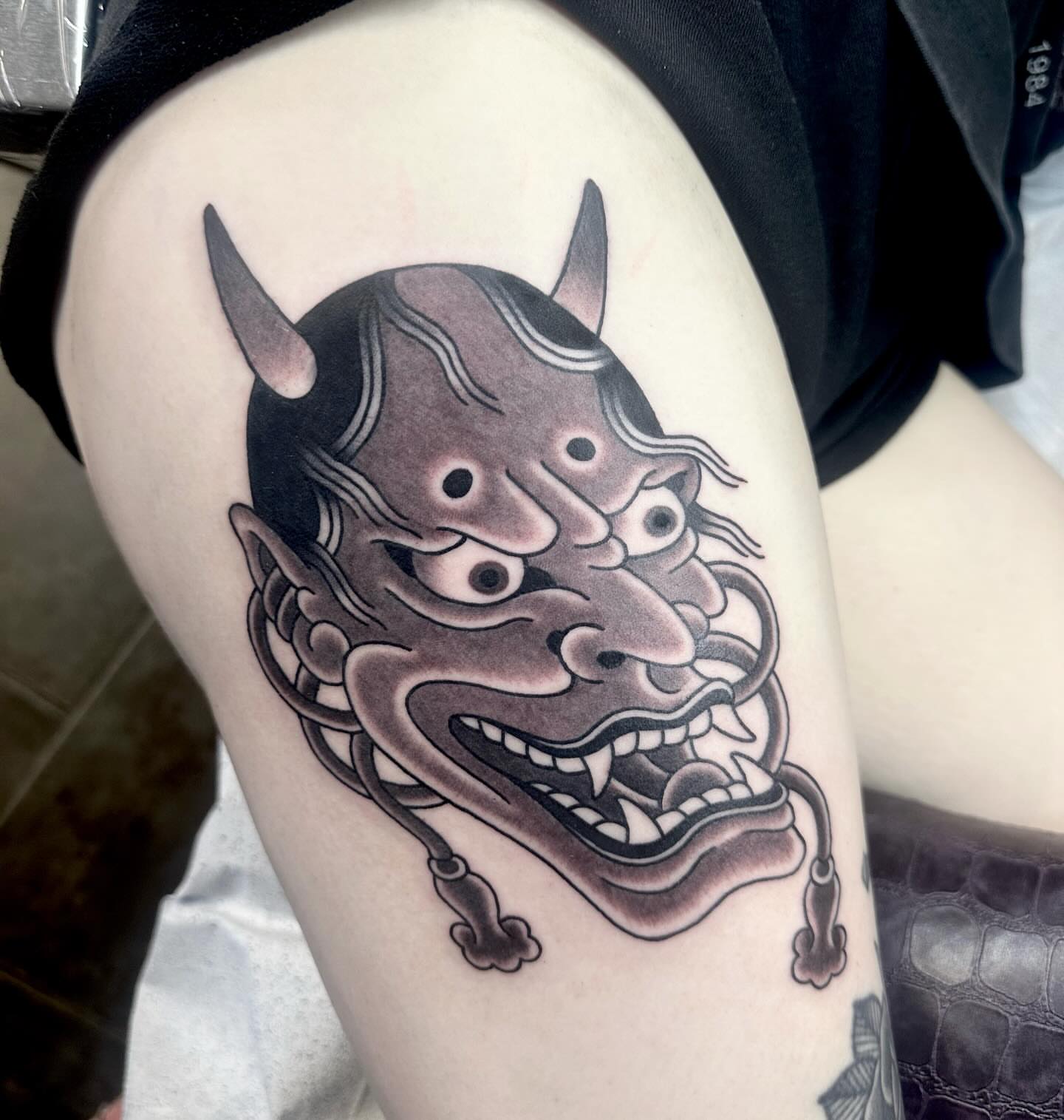 Tattoo by @celeste.tattoos — black_and_grey