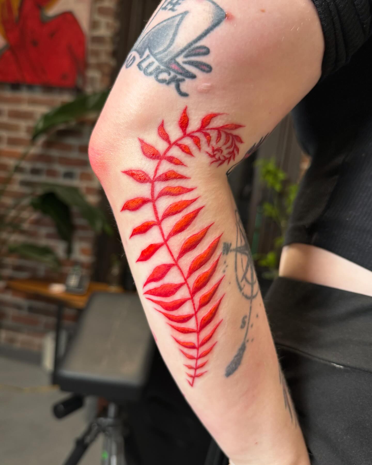 Tattoo by @apogee_tattoo — dotwork