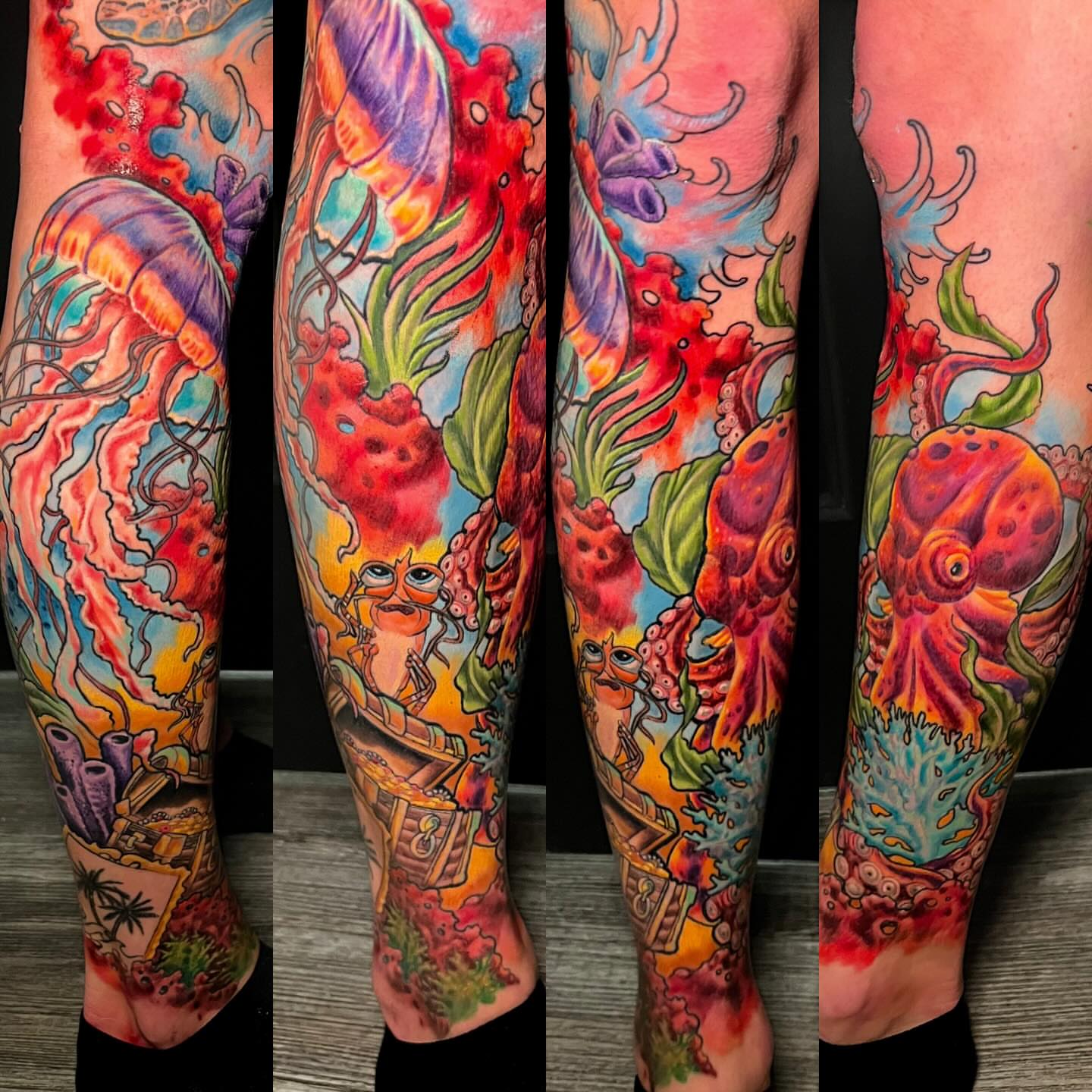 Tattoo by @ldgoodtattoo — new_school, watercolor