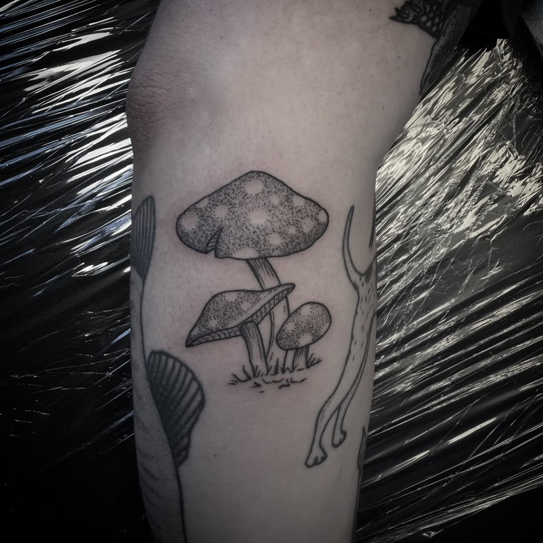 Tattoo by @killingjakob2 — dotwork, illustrative
