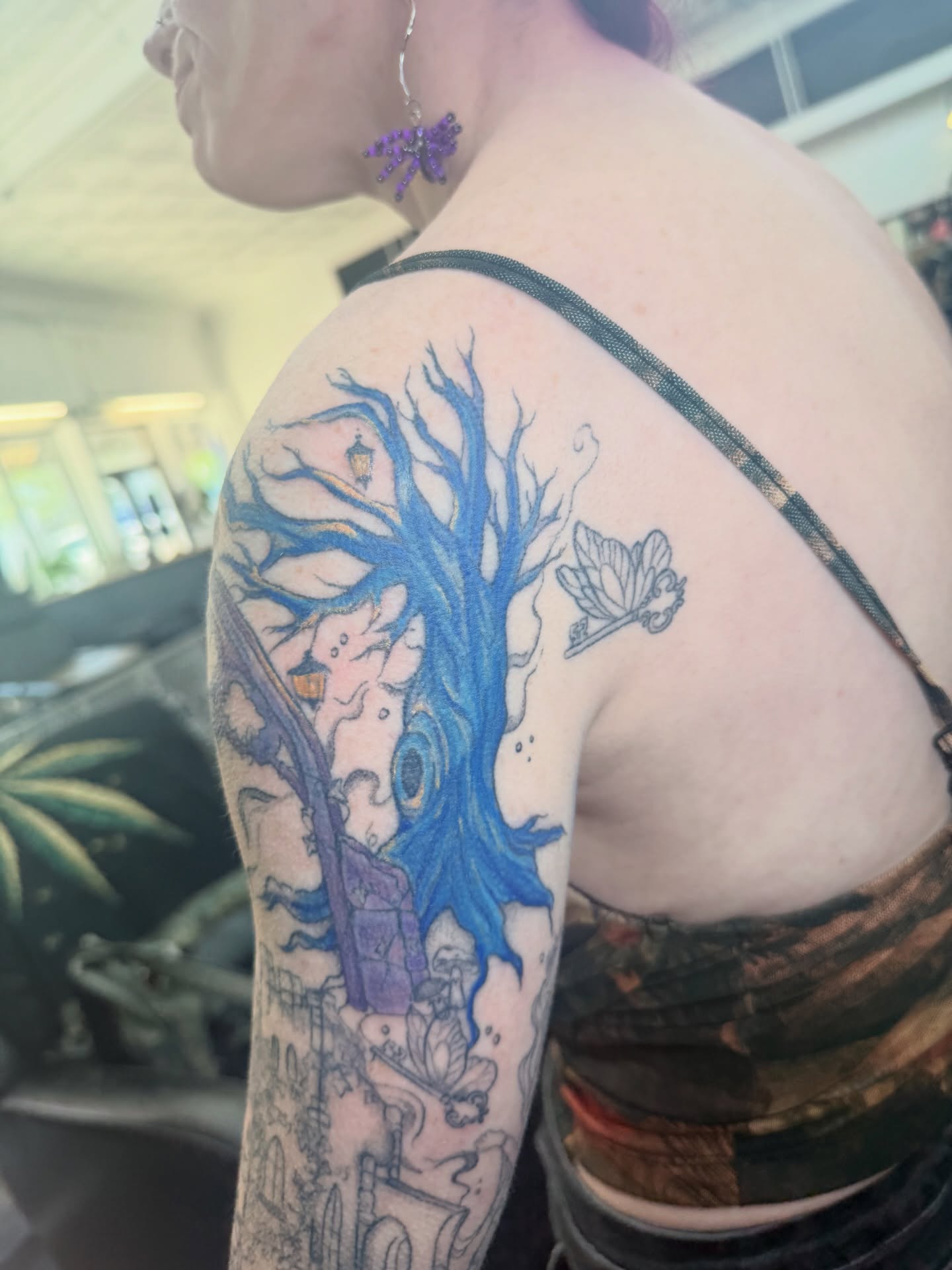 Tattoo by @toots_tattoos β dotwork, surrealism