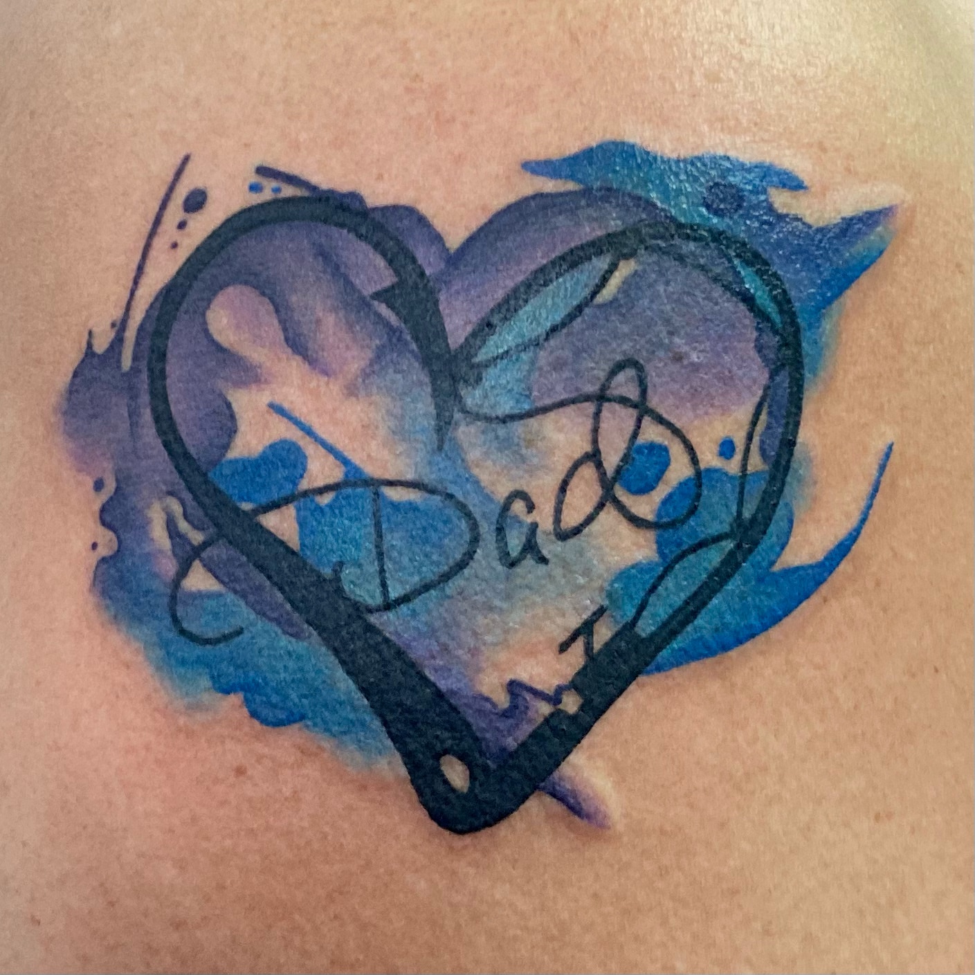 Tattoo by @bree_annatattoos — watercolor