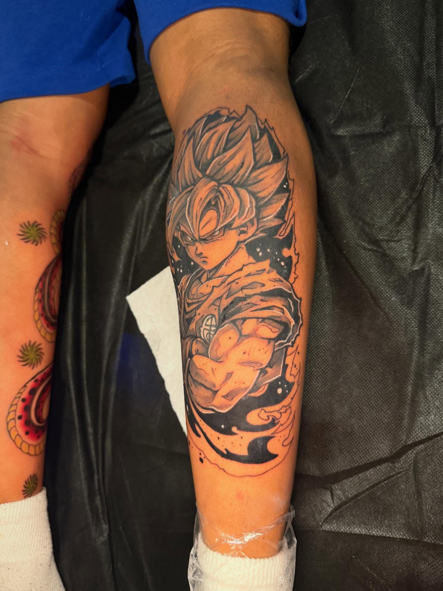 Tattoo by @inkdbyhendrixx — anime