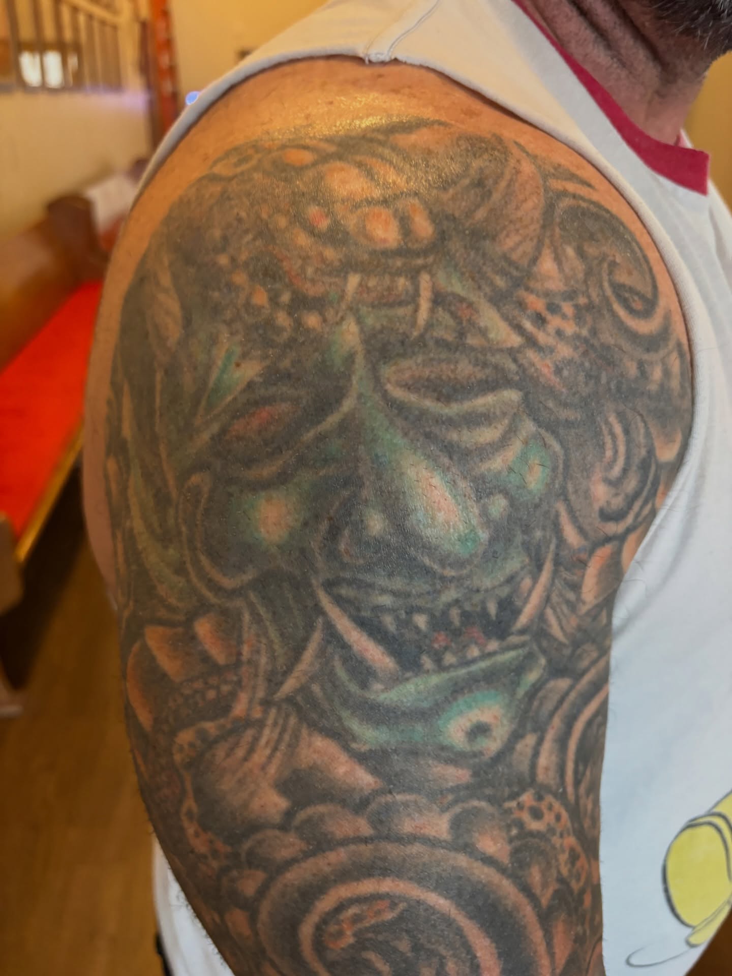Tattoo by @jeffslacktattoo — dark_realism