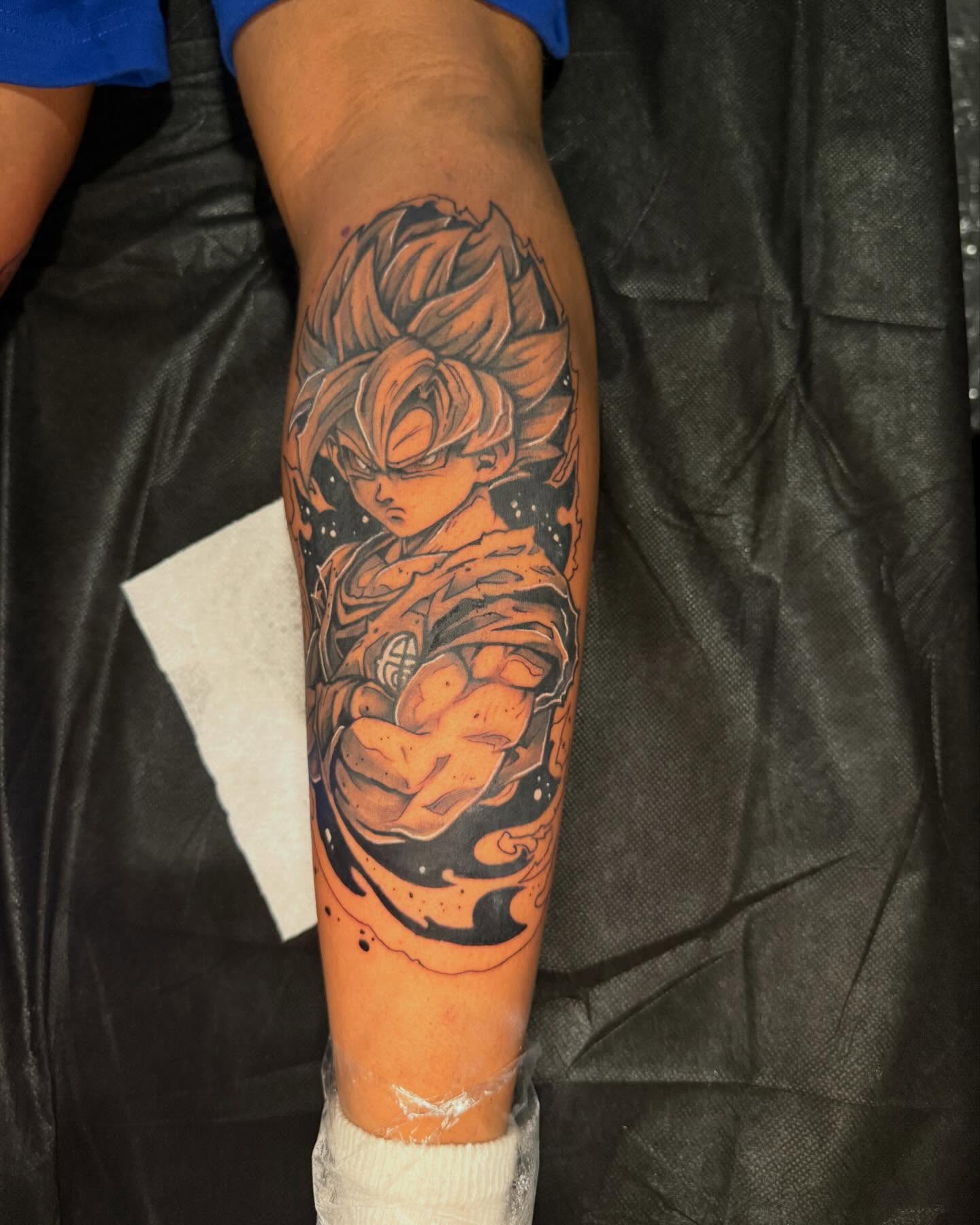 Tattoo by @inkdbyhendrixx — anime