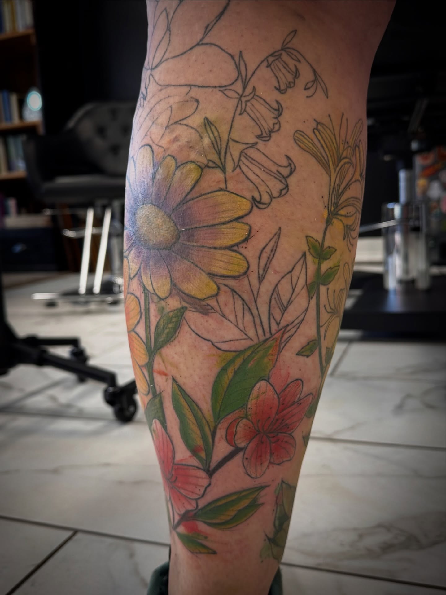 Tattoo by @chrisgraytattoos — watercolor