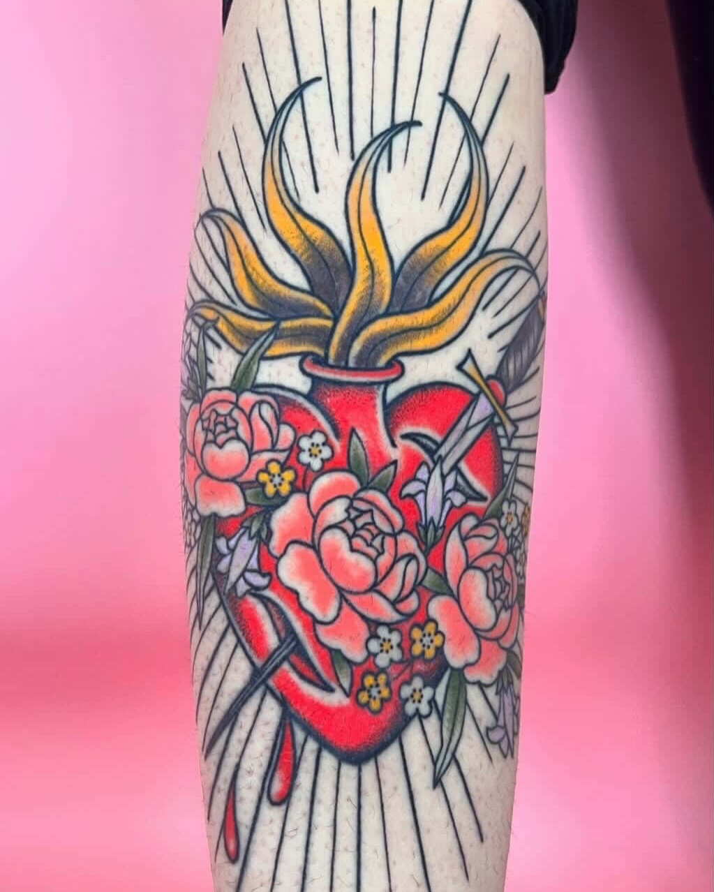 Tattoo by @brianaleflore — american_traditional