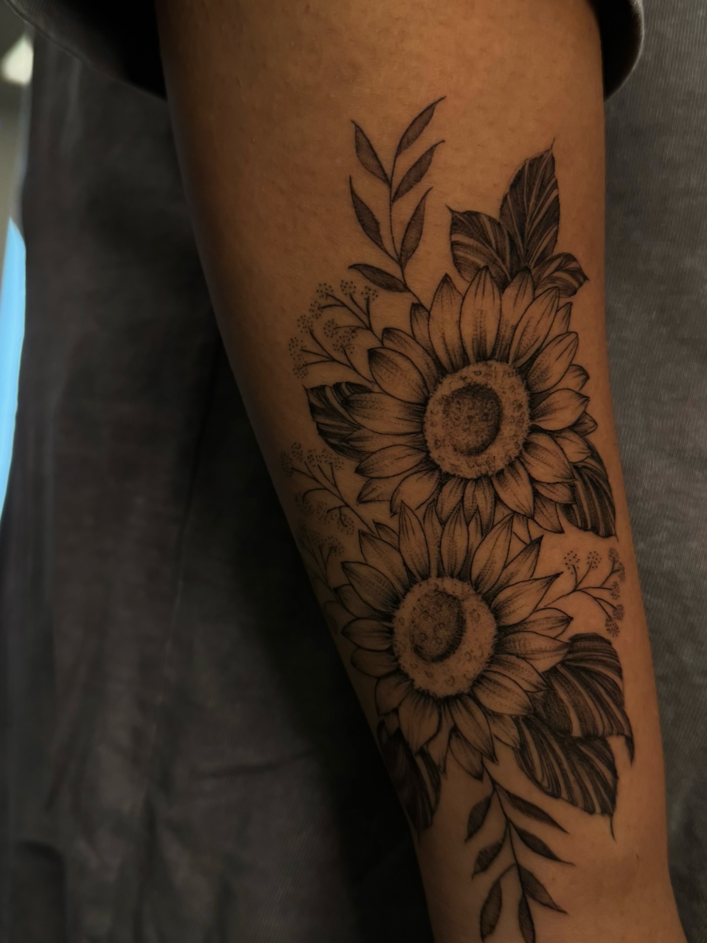 Tattoo by @fineline_lau — black_and_grey, realism