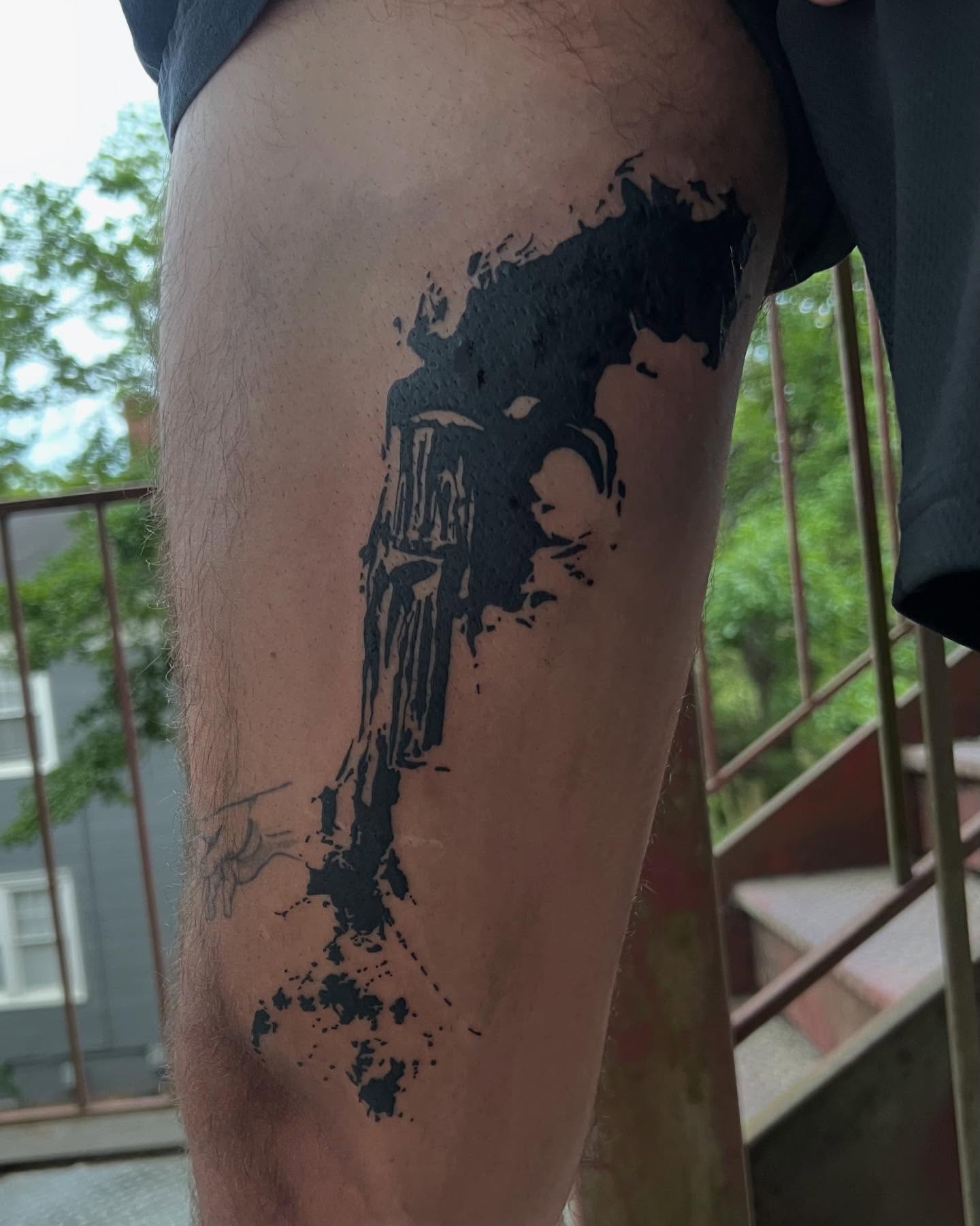 Tattoo by @ineedarocketlauncher — black_and_grey