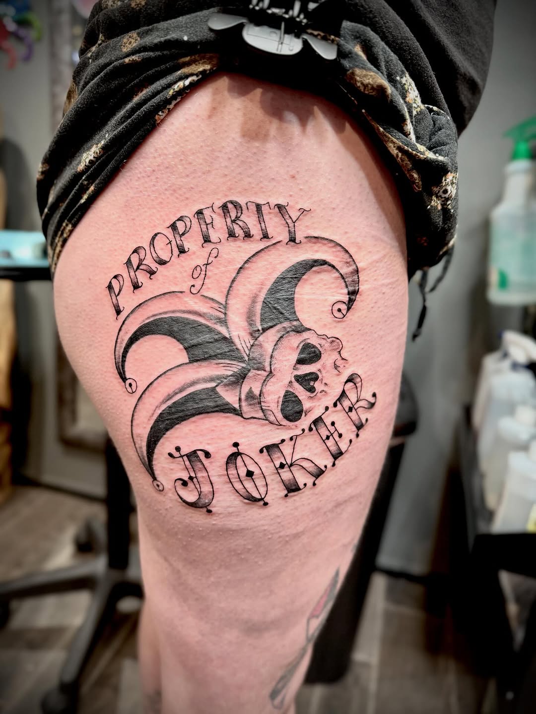 Tattoo by @sparkles_tattoos — lettering_script, blackwork