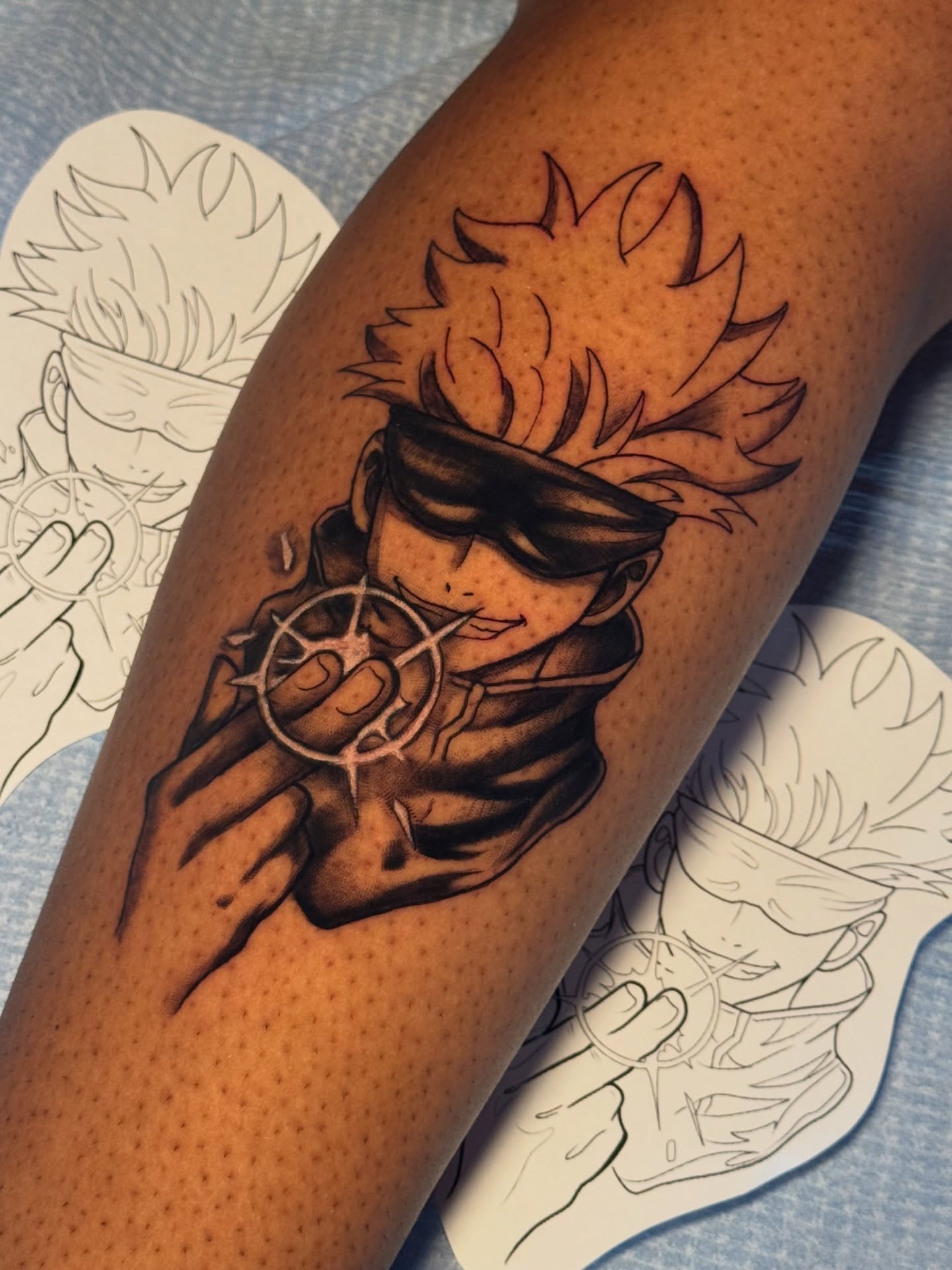 Tattoo by @selena.tattoooss — anime