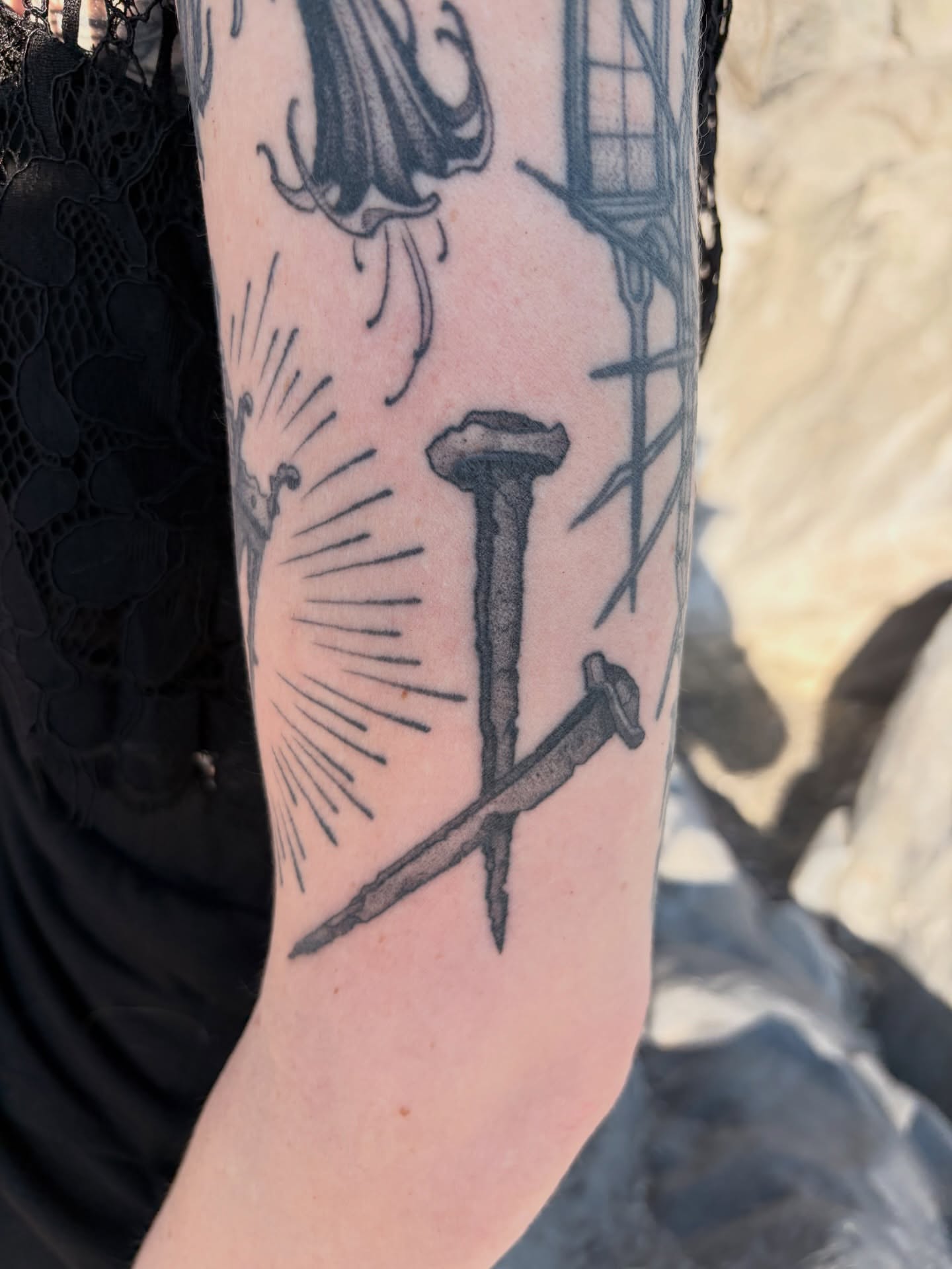 Tattoo by @collectitats โ black_and_grey