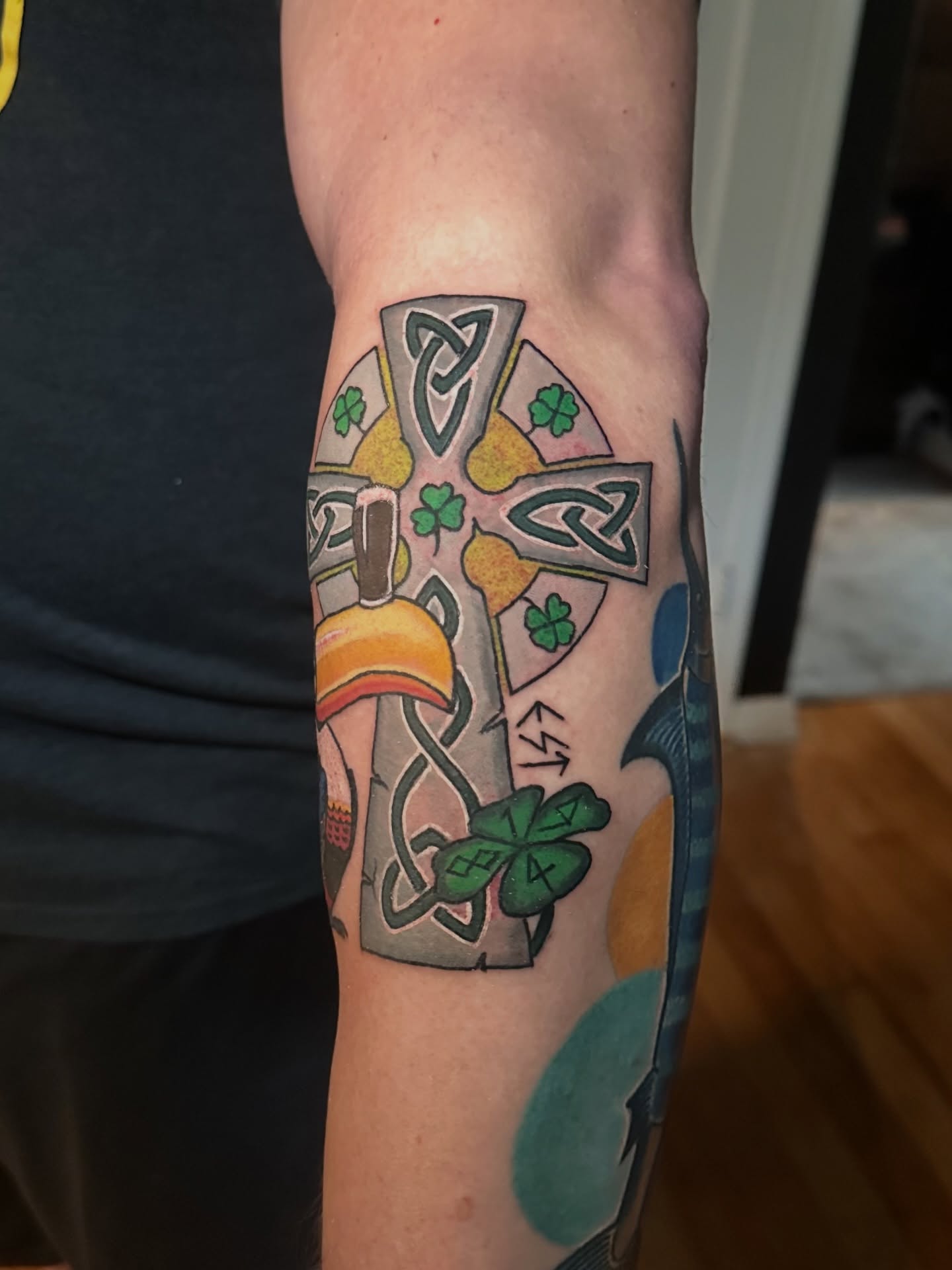 Tattoo by @jcwazzi_tats — geometric, tribal