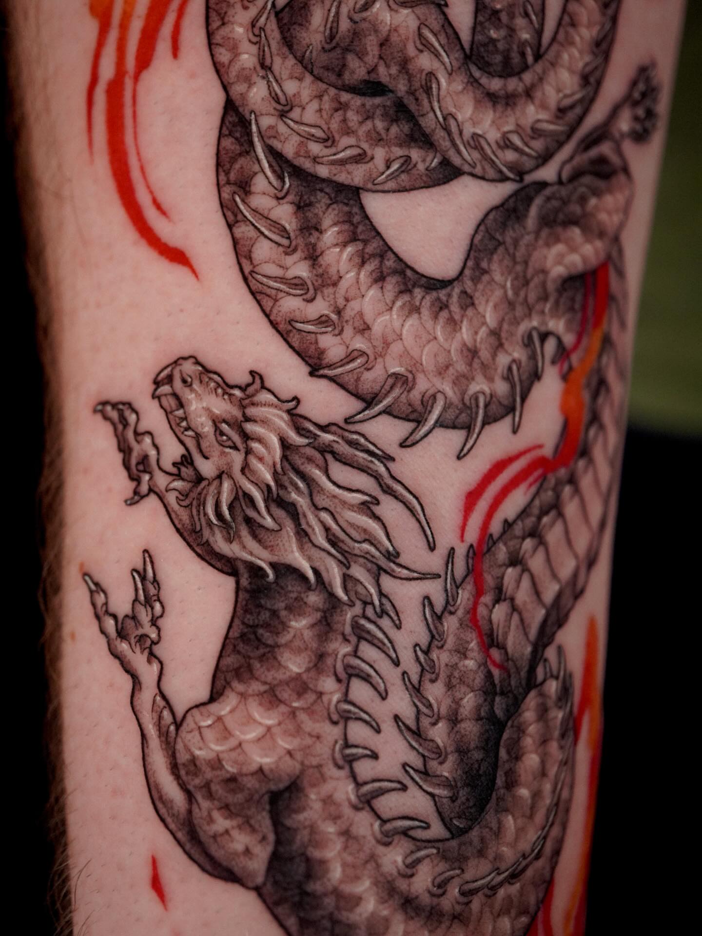 Tattoo by @153cm_tattoo — black_and_grey, realism