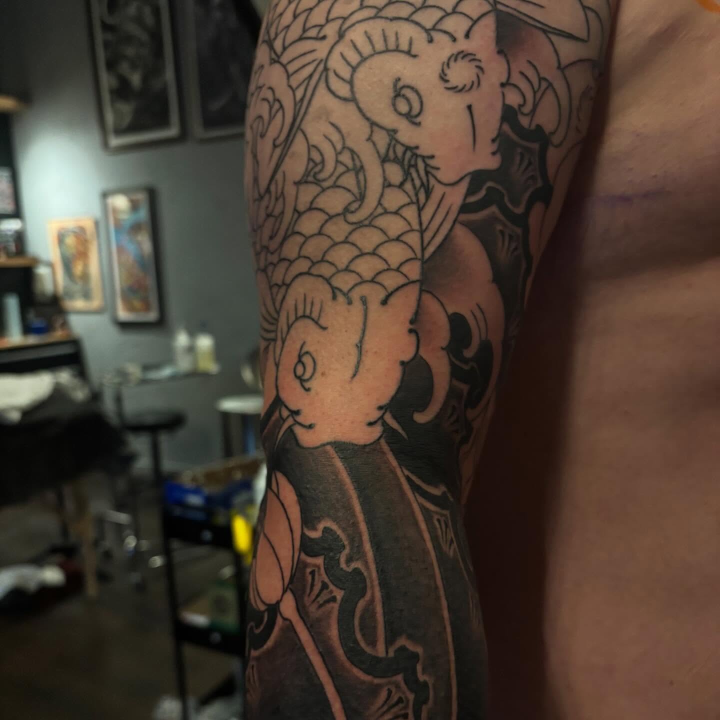 Tattoo by @ajoynerart — american_traditional, black_and_grey
