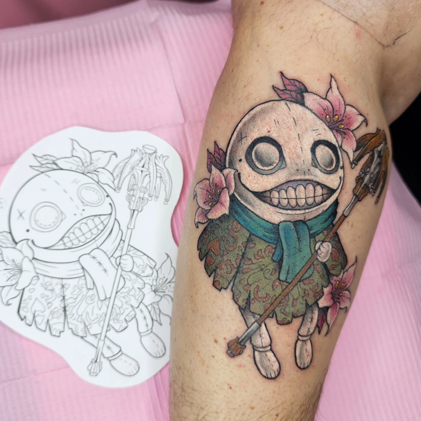 Tattoo by @buhberri_art — anime