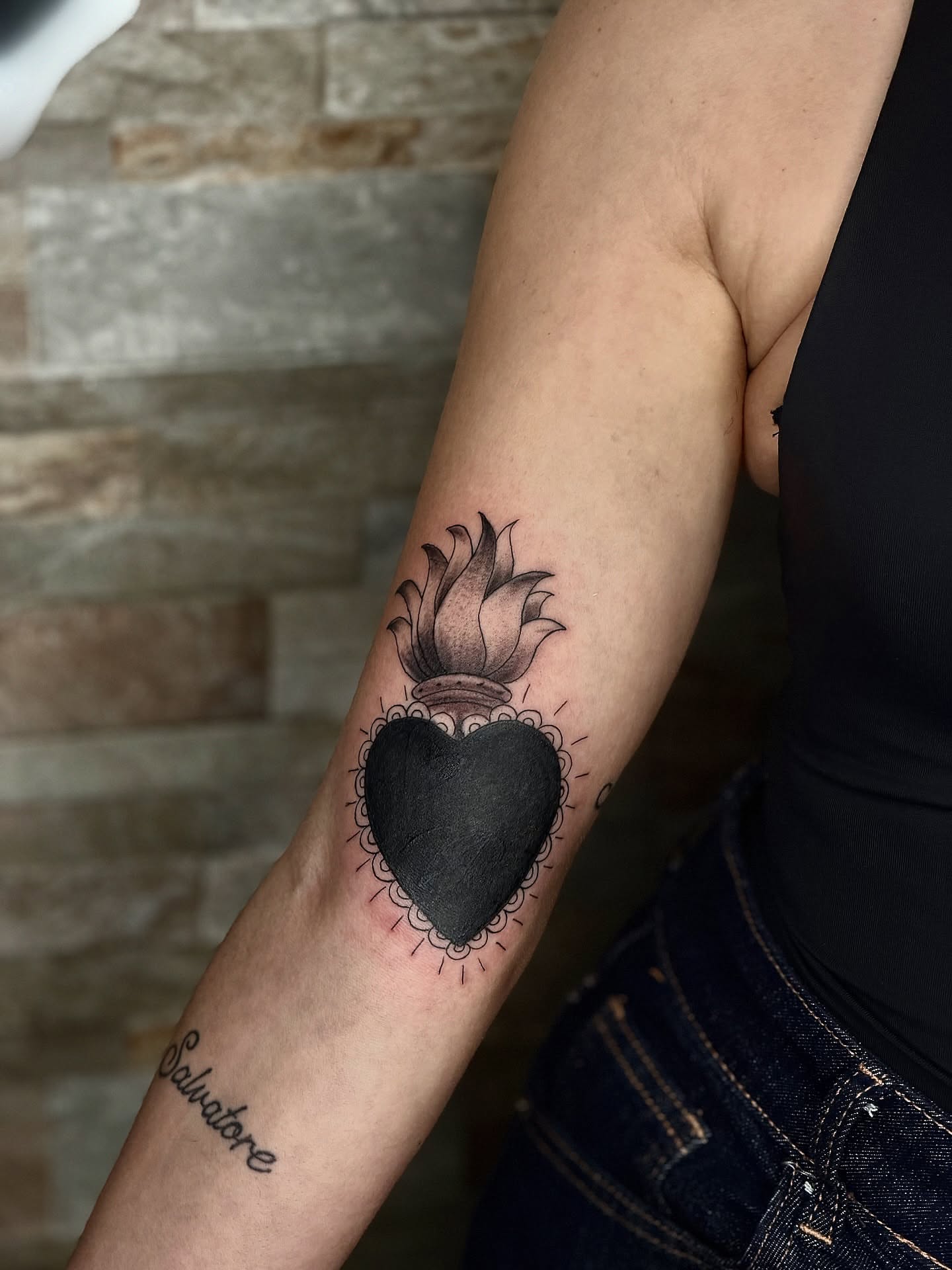 Tattoo by @ferraratattooo — black_and_grey