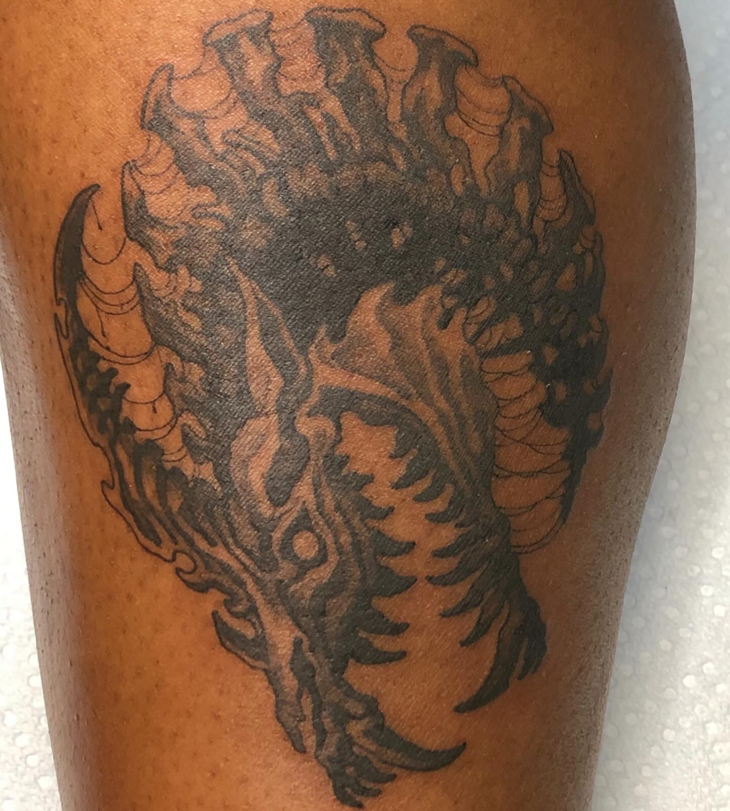 Tattoo by @katie.the.chiang — black_and_grey