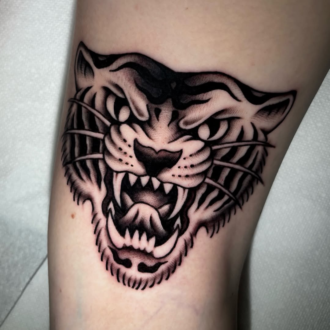 Tattoo by @mattelliotttattoos — american_traditional, black_and_grey
