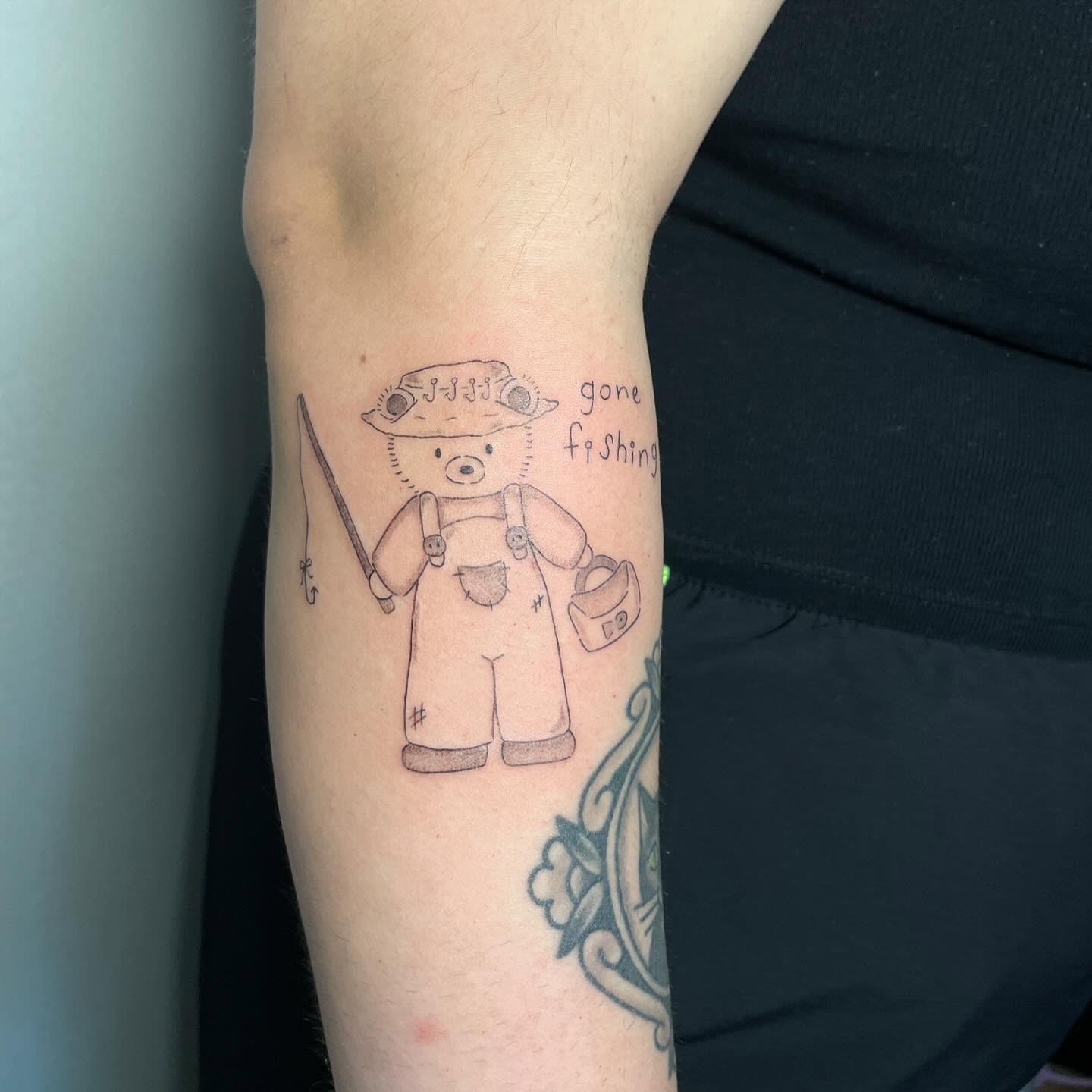 Tattoo by @pajama.hat_tats — black_and_grey