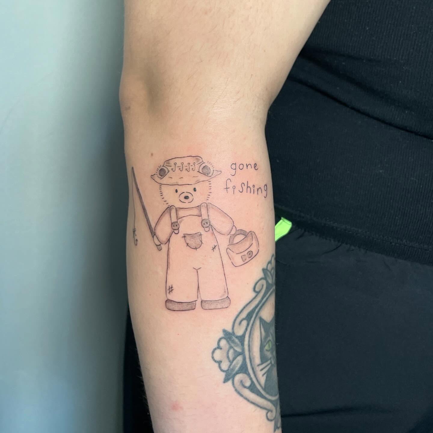 Tattoo by @pajama.hat_tats — black_and_grey