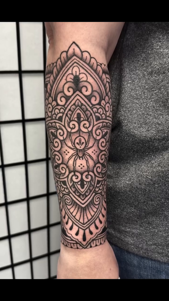 Tattoo by @roseydeers — geometric, ornamental