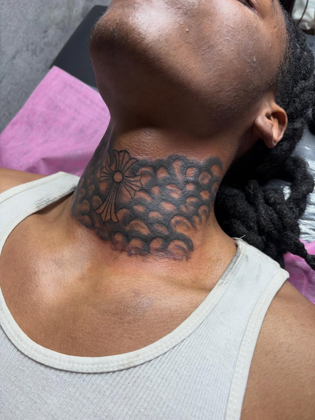 Tattoo by @barb_inks — blackwork, ornamental