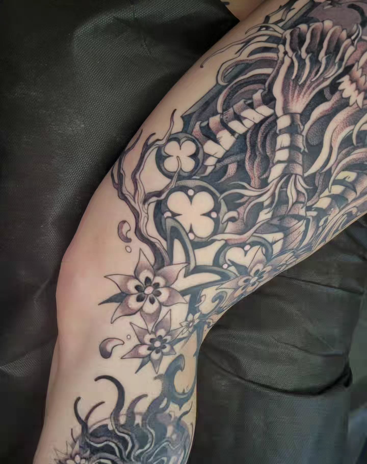 Tattoo by @jaystor.ink — black_and_grey