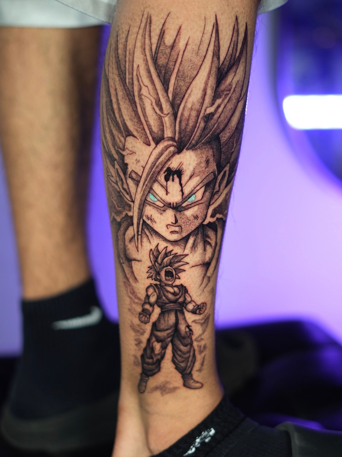 Tattoo by @adrixtatt — anime