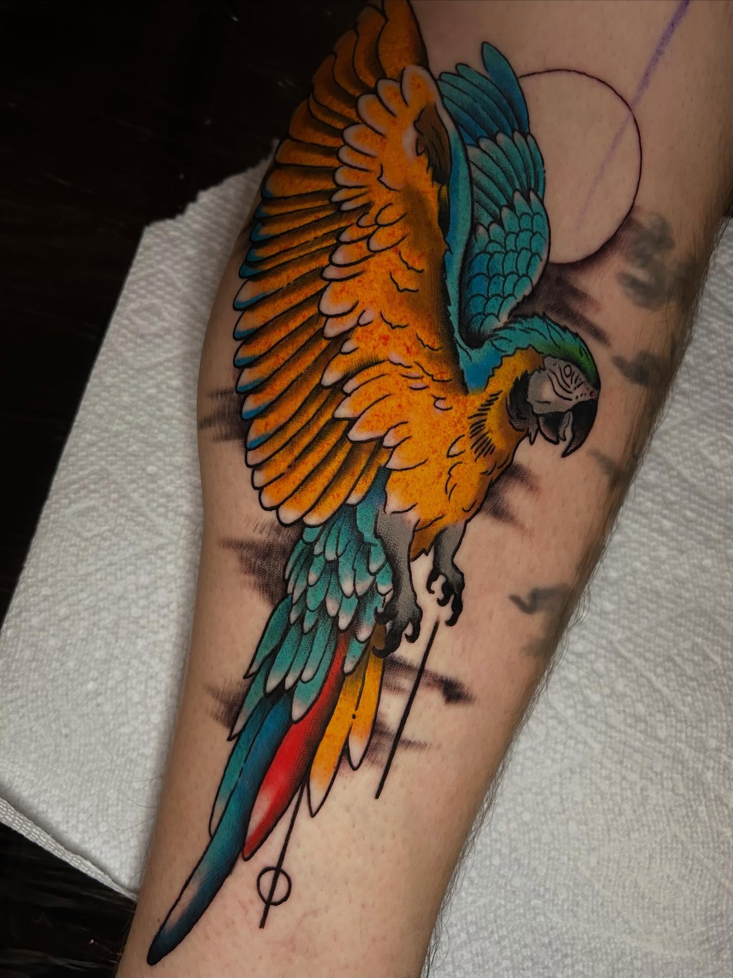 Tattoo by @skeletonkeytattoos — american_traditional