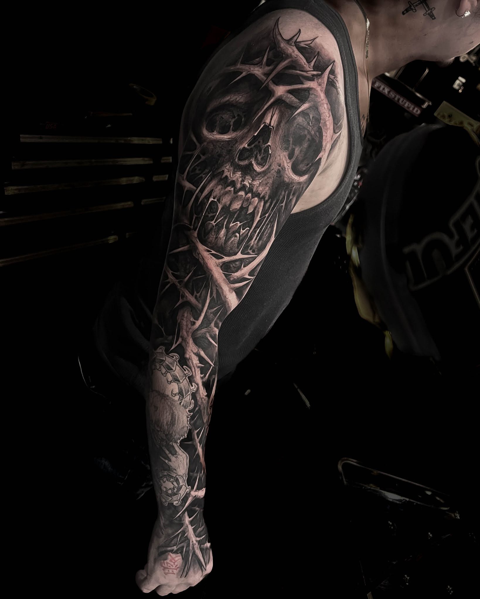 Tattoo by @brunomorettitattoo — dark_realism