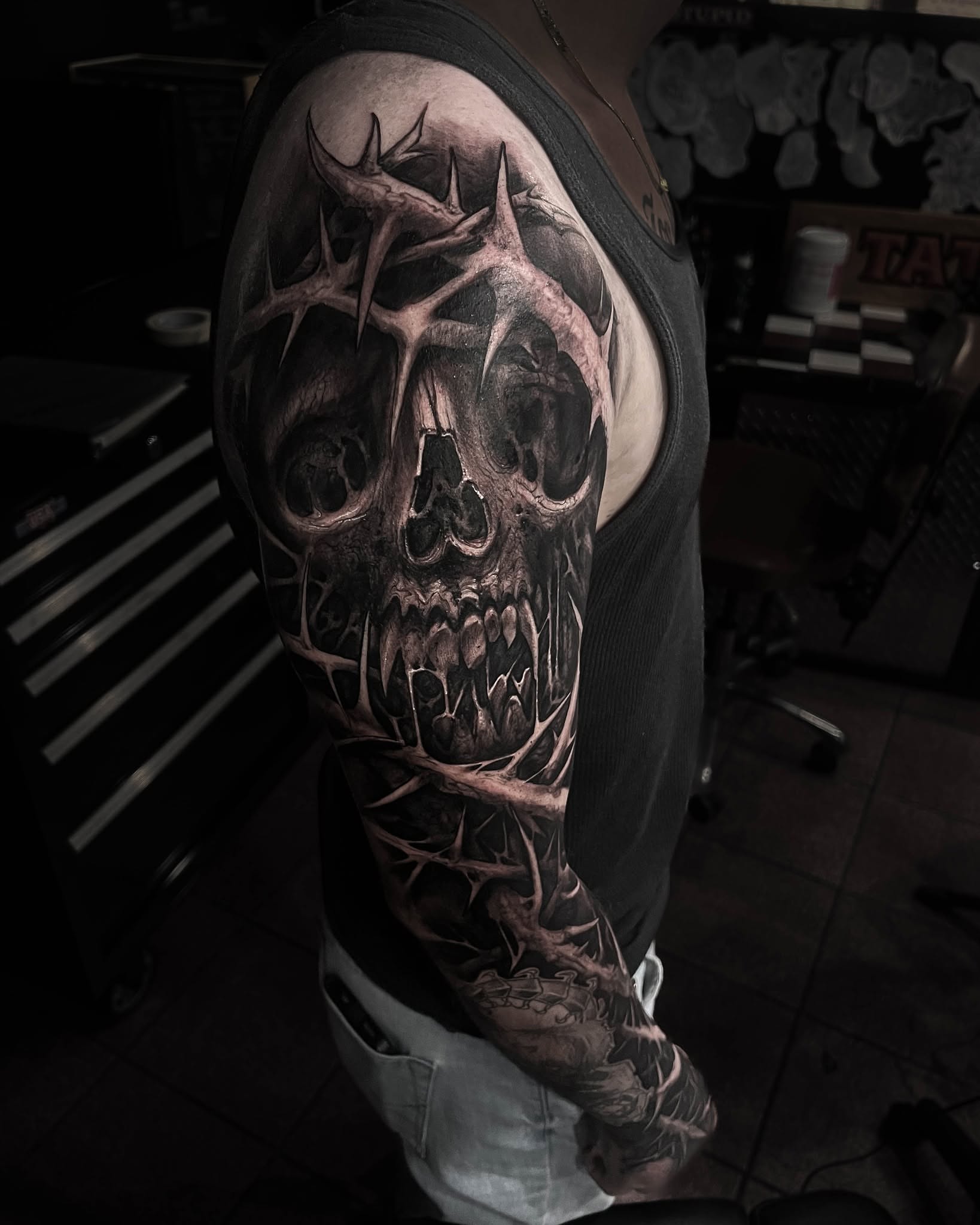 Tattoo by @brunomorettitattoo — dark_realism