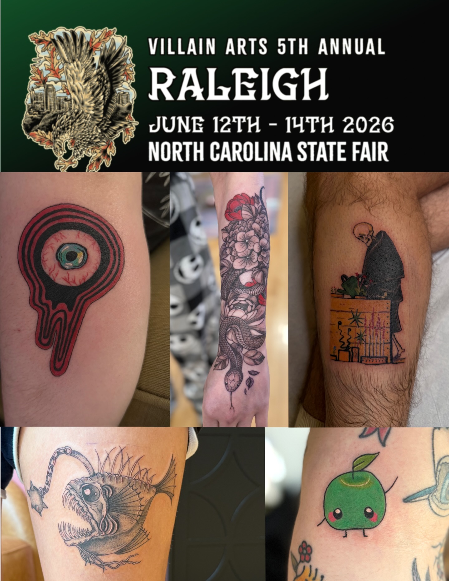 Eye with spiral American traditional tattoo on the forearm by Kelsey Lynn▪️Raleigh Tattoo Artist