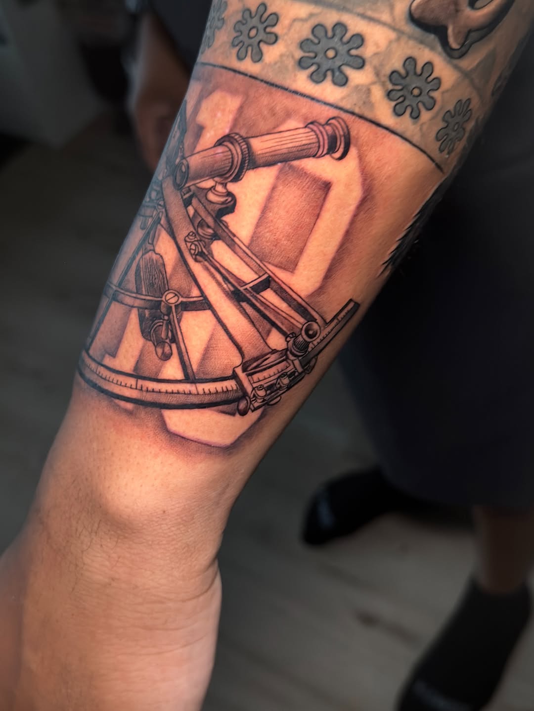 Tattoo by @dj_tattooedyou โ realism, black_and_grey