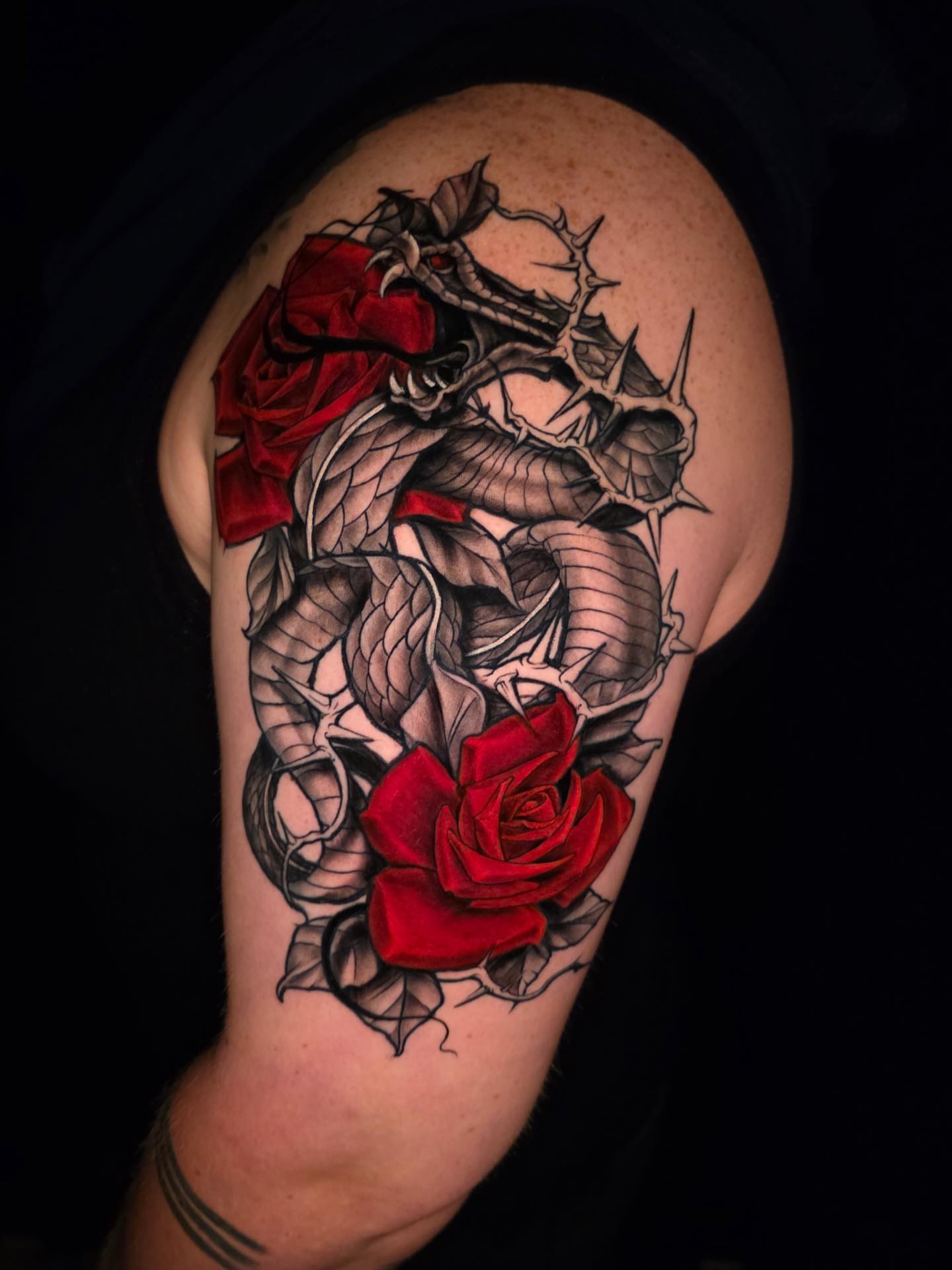Tattoo by @tanktat2z — realism, dark_realism