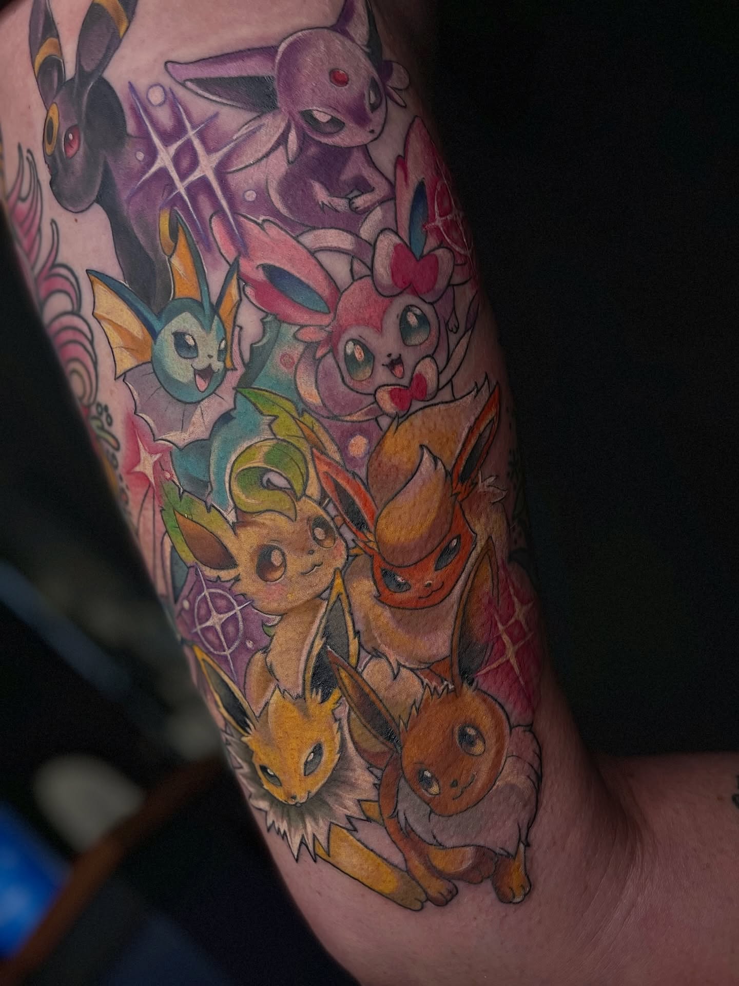 Tattoo by @horitoge_spiky — dotwork, anime