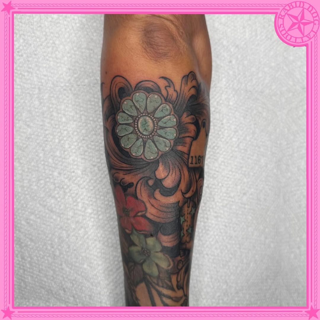 Tattoo by @rabiddogtattoos โ neo_traditional, black_and_grey