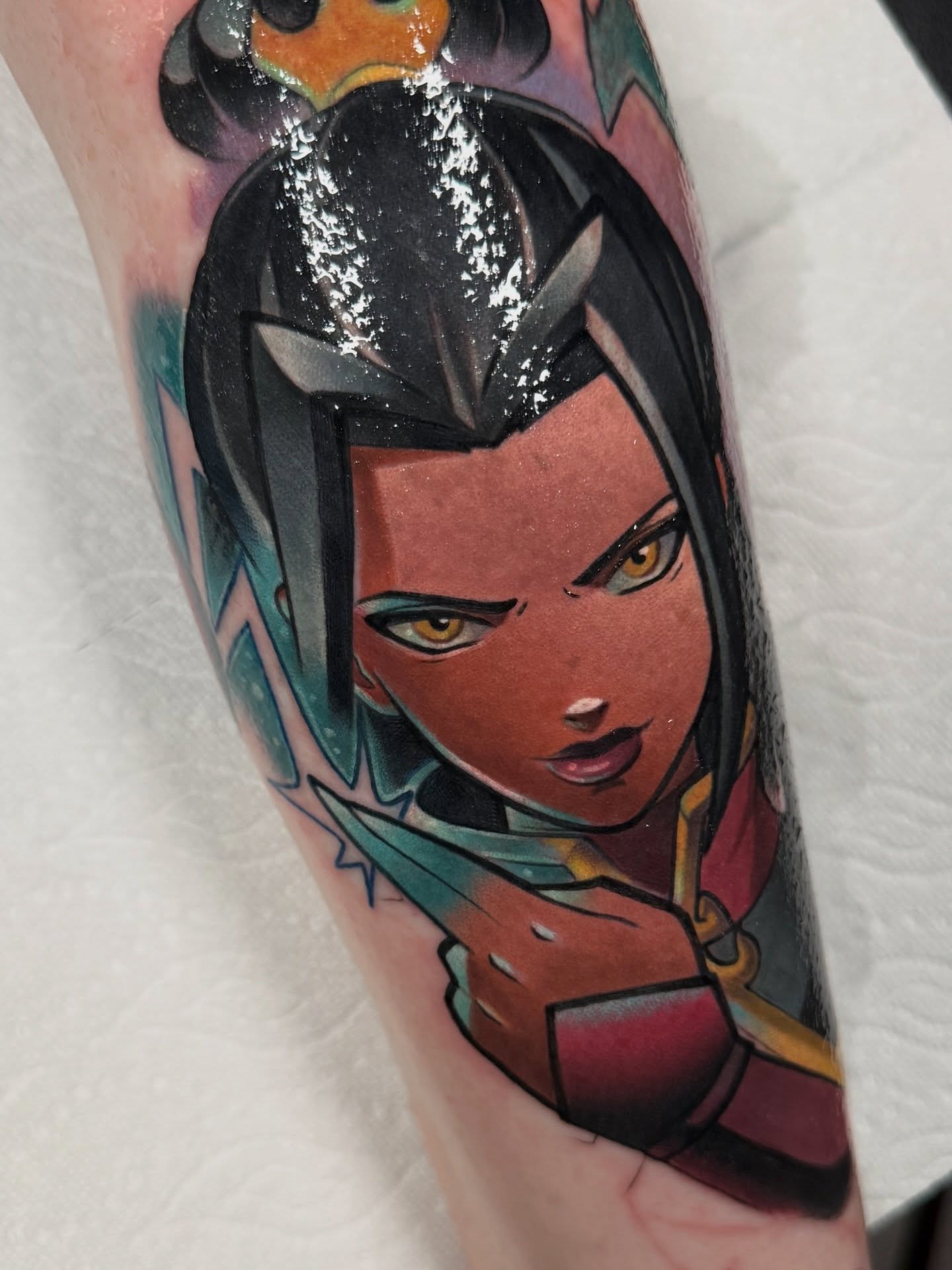 Tattoo by @_jaketattoos — anime