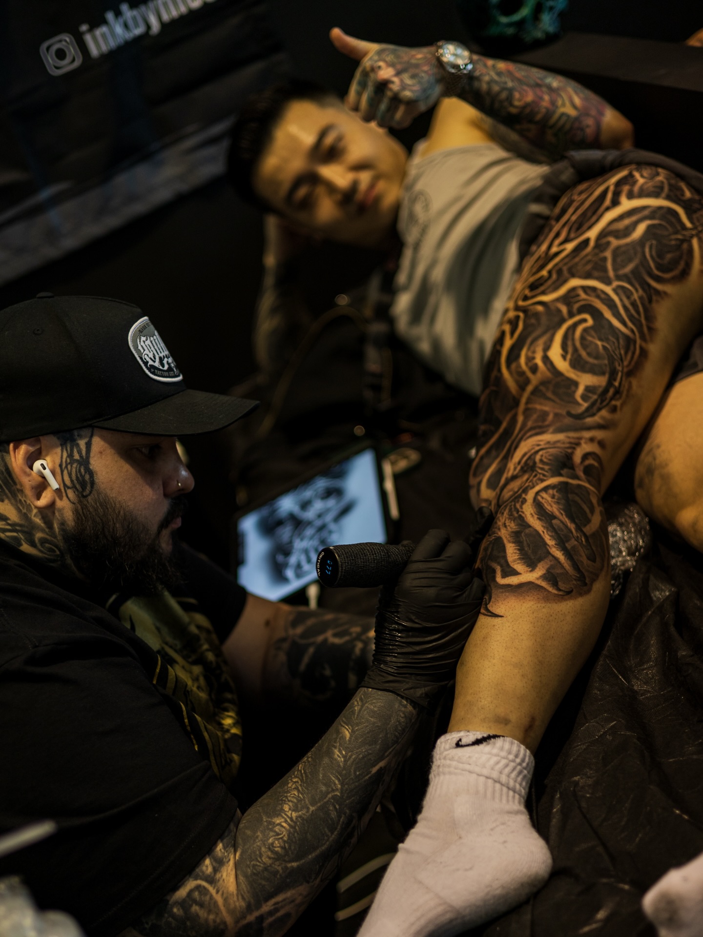 Tattoo by @salazar_ink — black_and_grey, realism