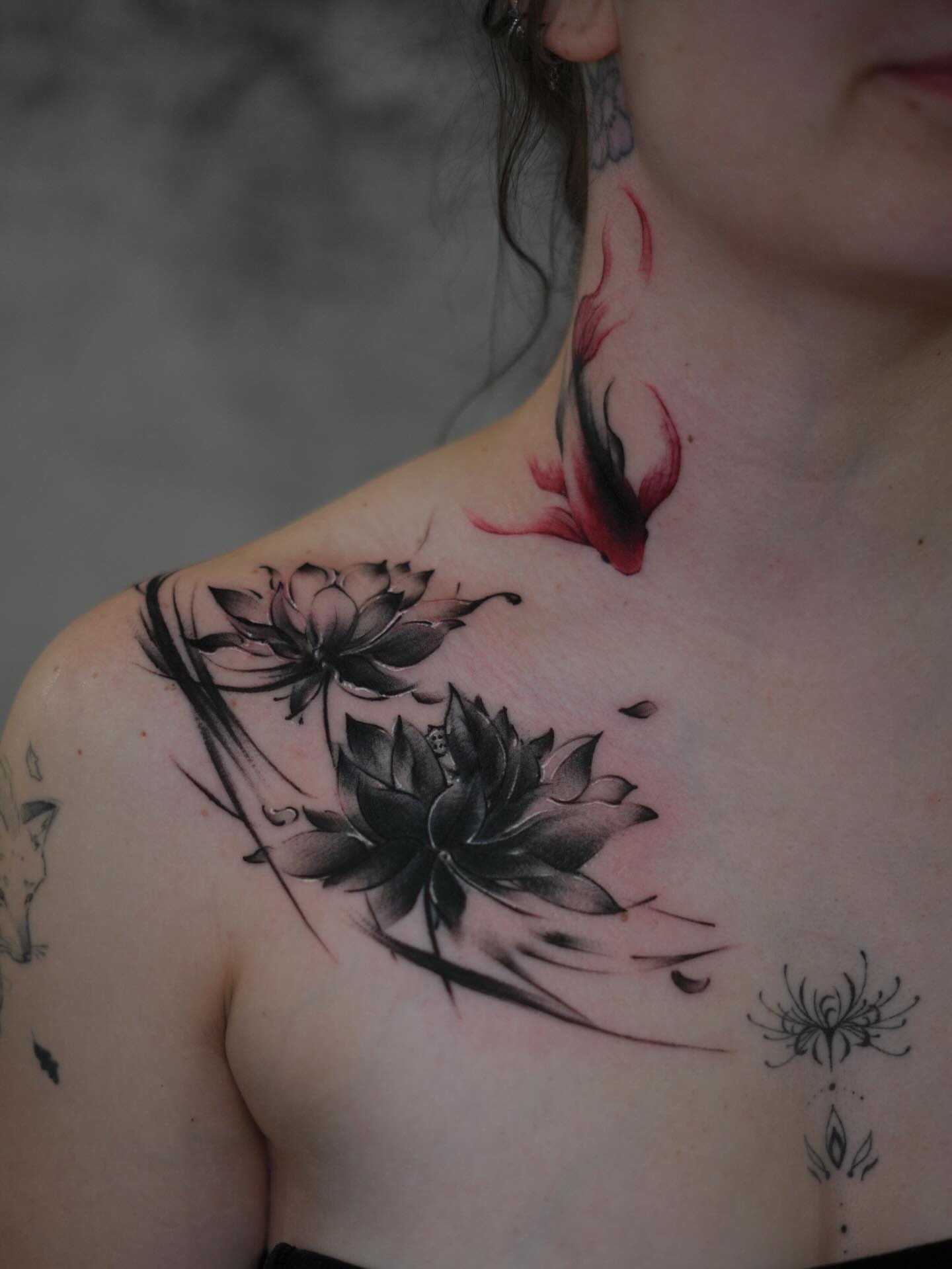 Tattoo by @mr.yang_tattoo — black_and_grey, realism