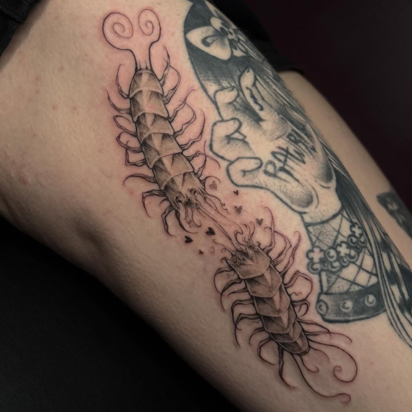 Tattoo by @piscesiscariot11 โ black_and_grey