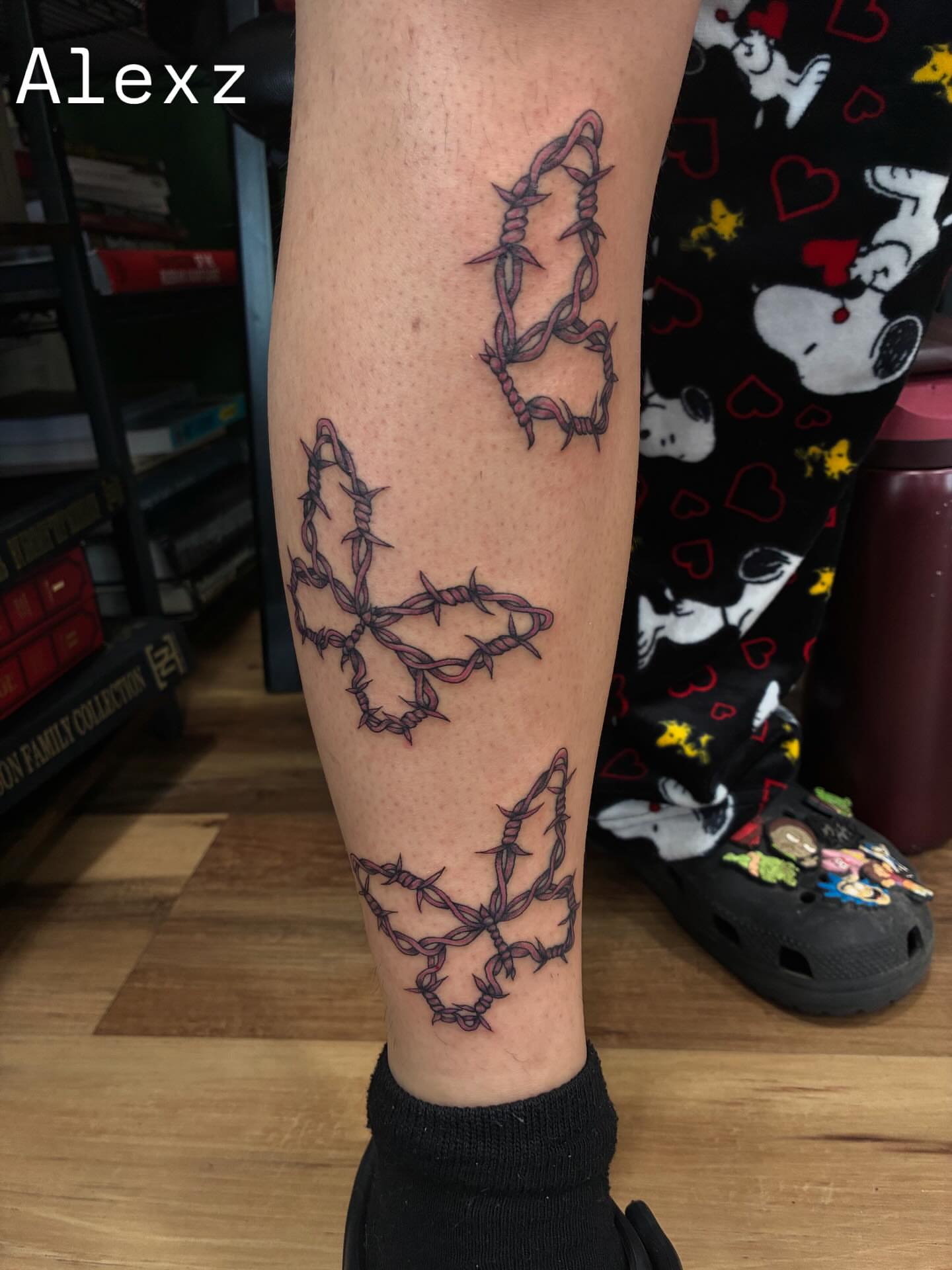 Tattoo by @alexztats — black_and_grey