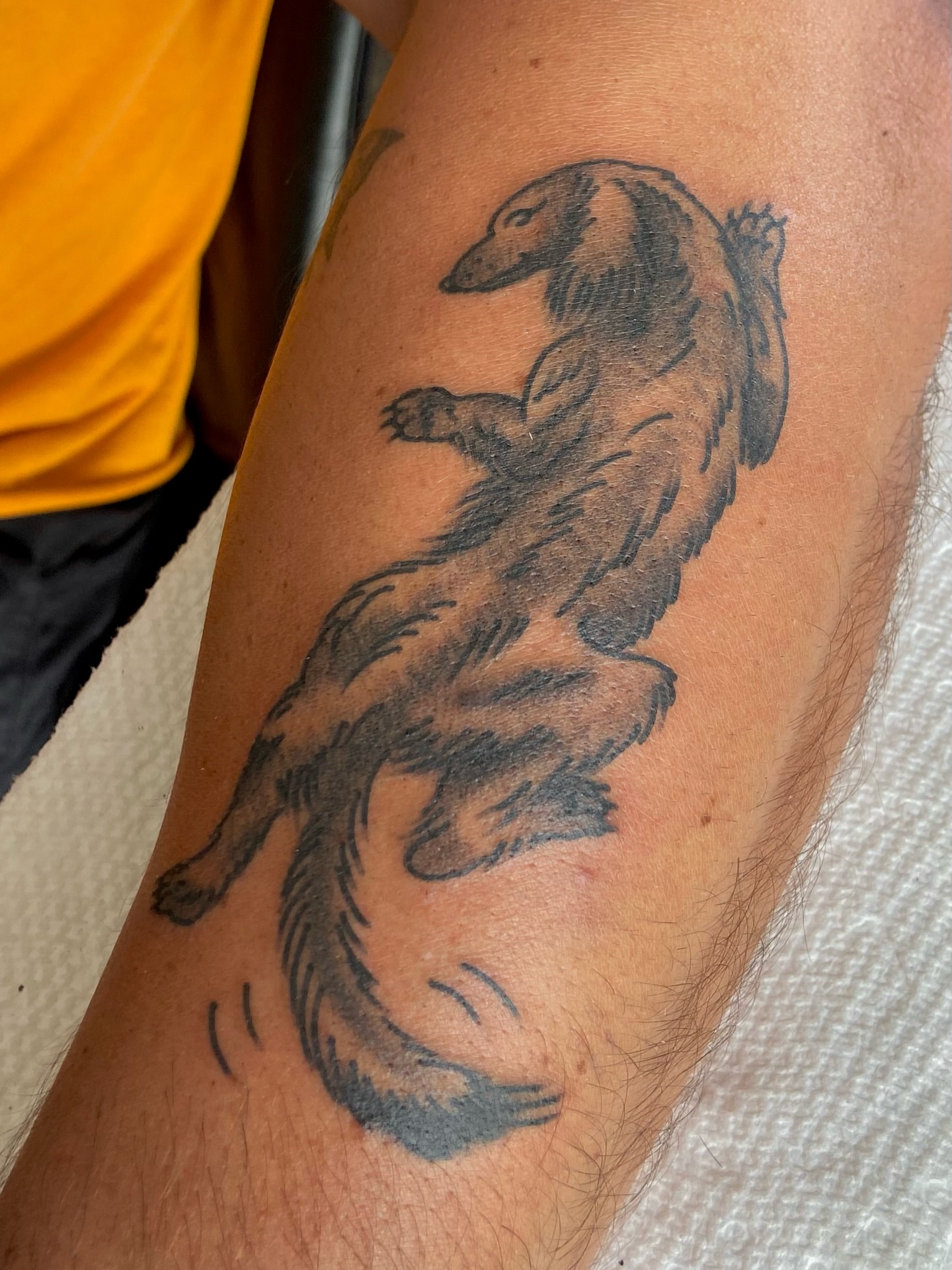 Tattoo by @clarenceworley — black_and_grey