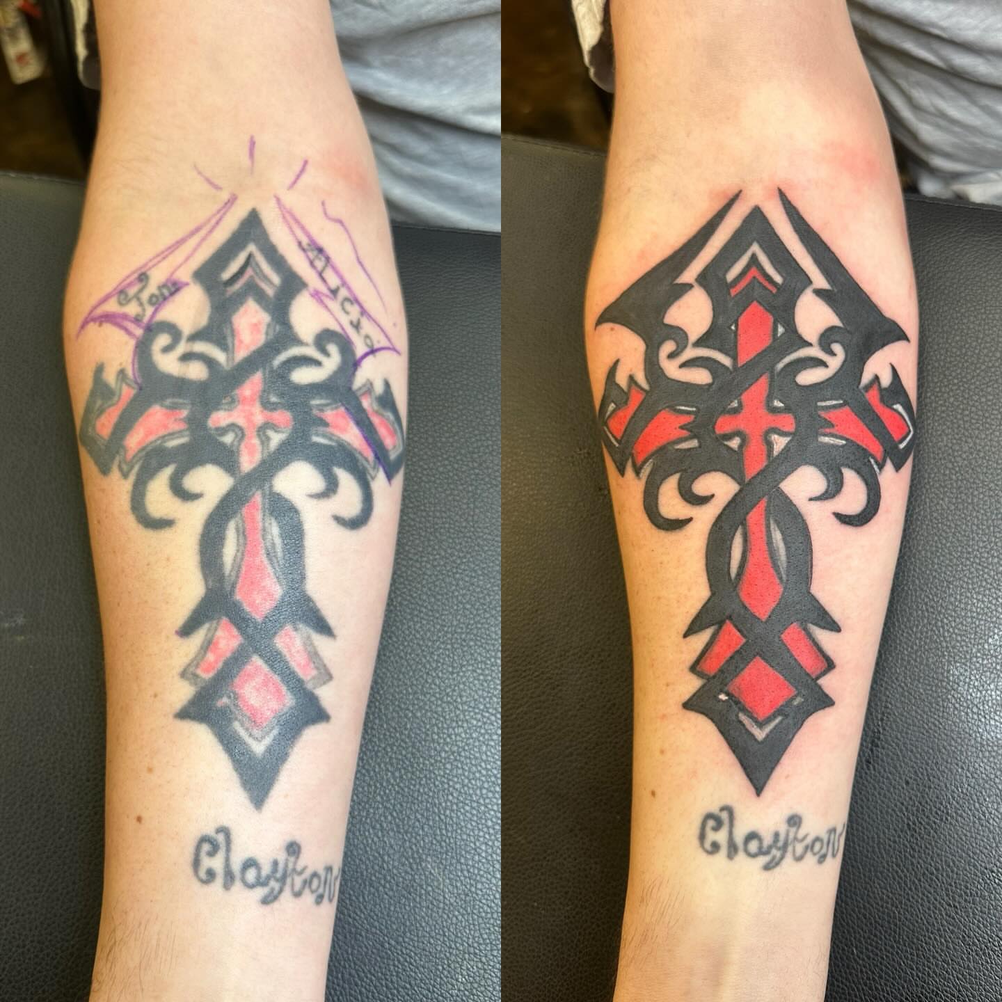 Tattoo by @gaboyzink — geometric