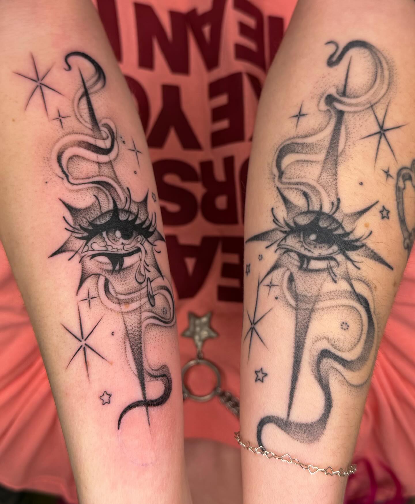 Tattoo by @maggieangulotattoo — dotwork, black_and_grey